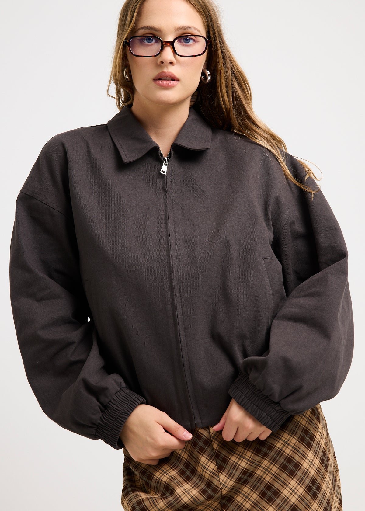 Elo Bomber Jacket CHARCOAL