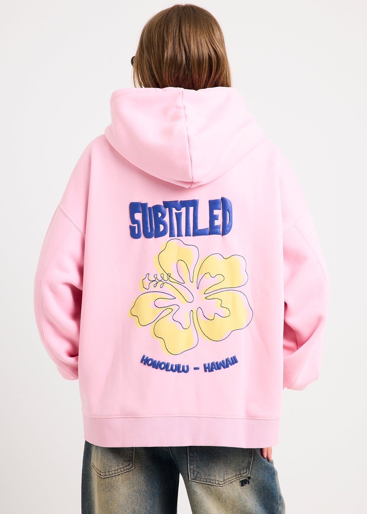 Honolulu Oversized Hoodie PINK