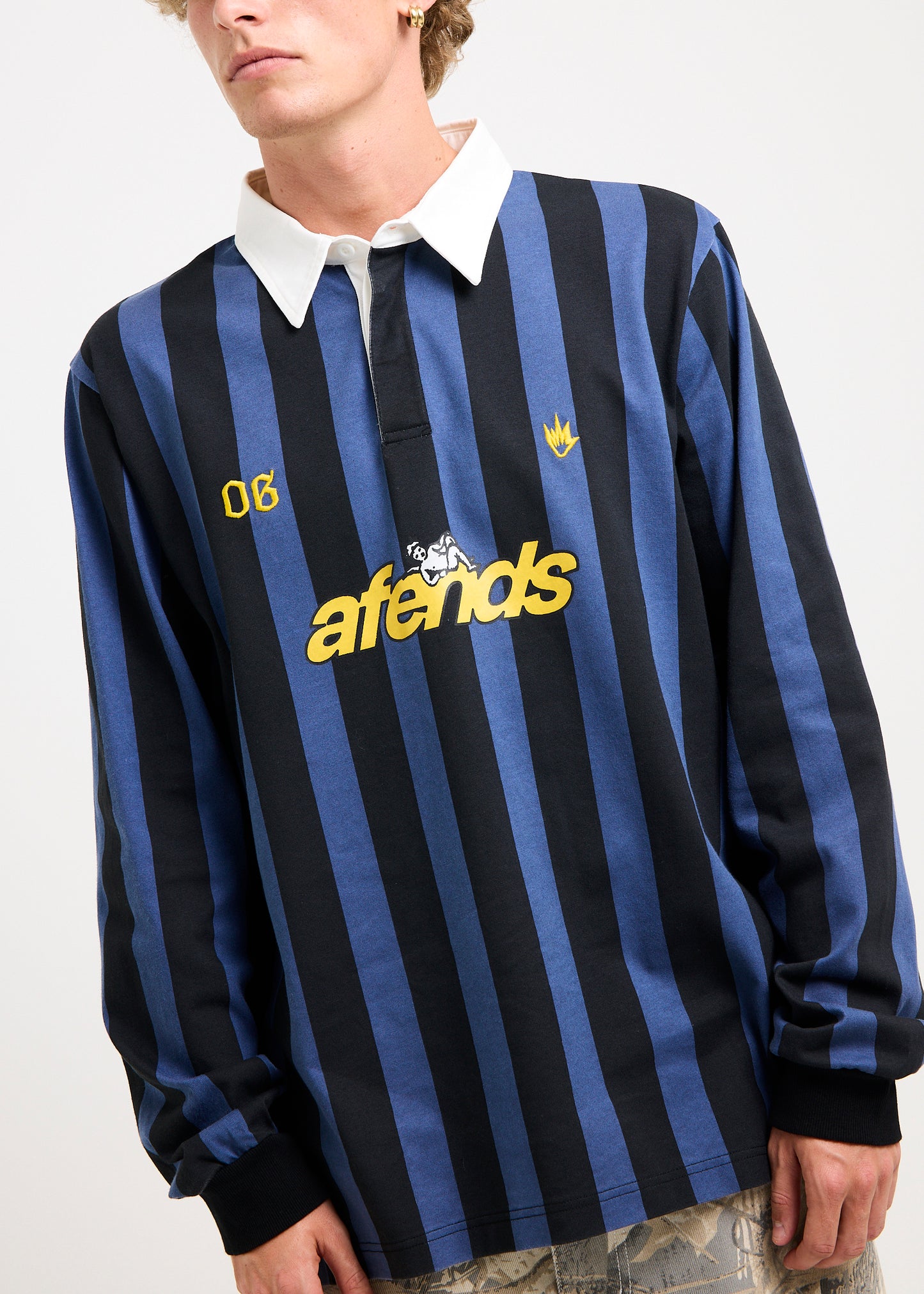 Angel Boy Rugby Long Sleeve Tee
