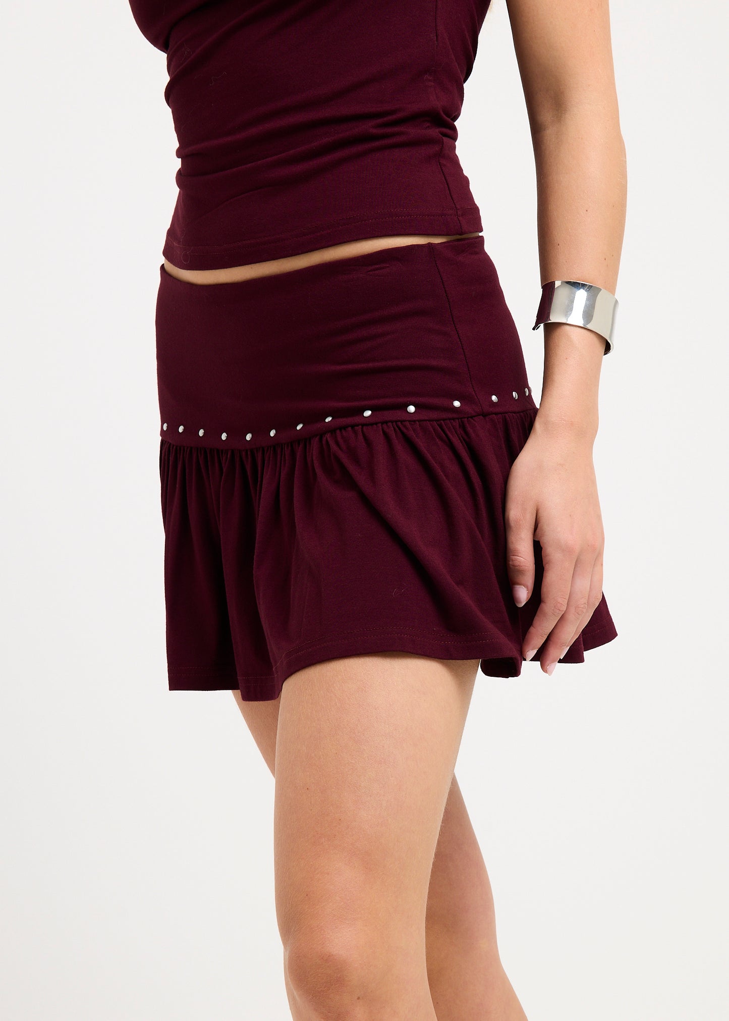 Lina Studded Mini Skirt