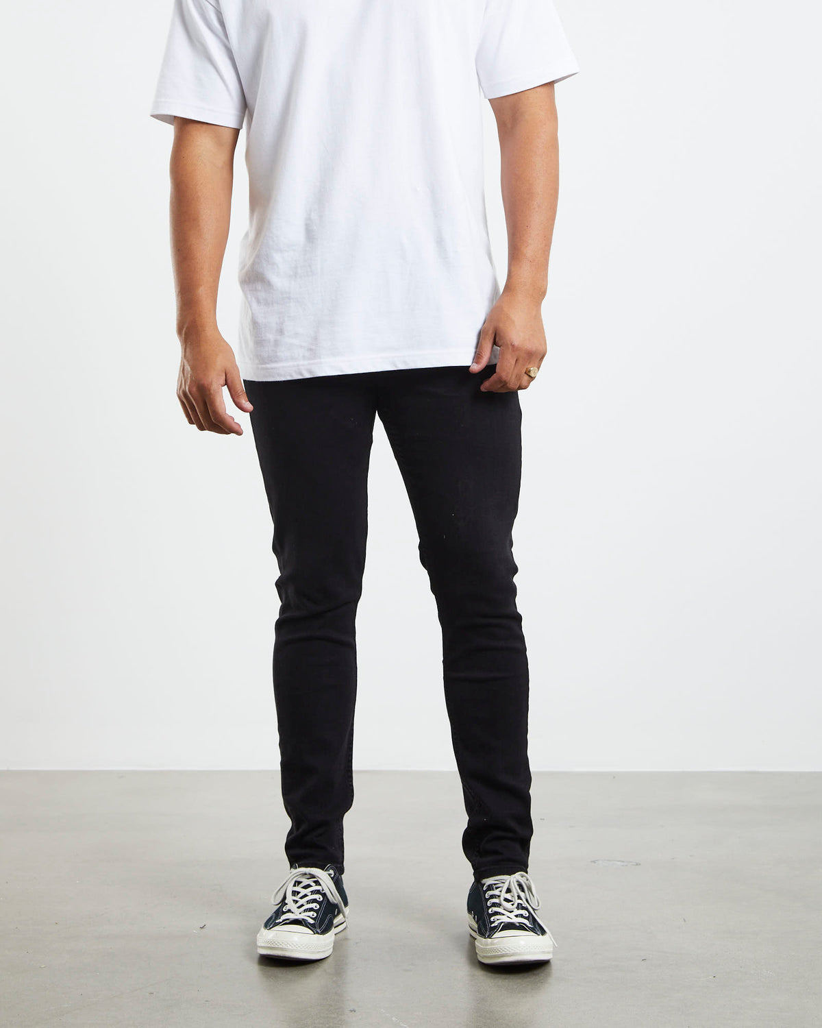 Stinger Skinny Denim Jeans BLACK