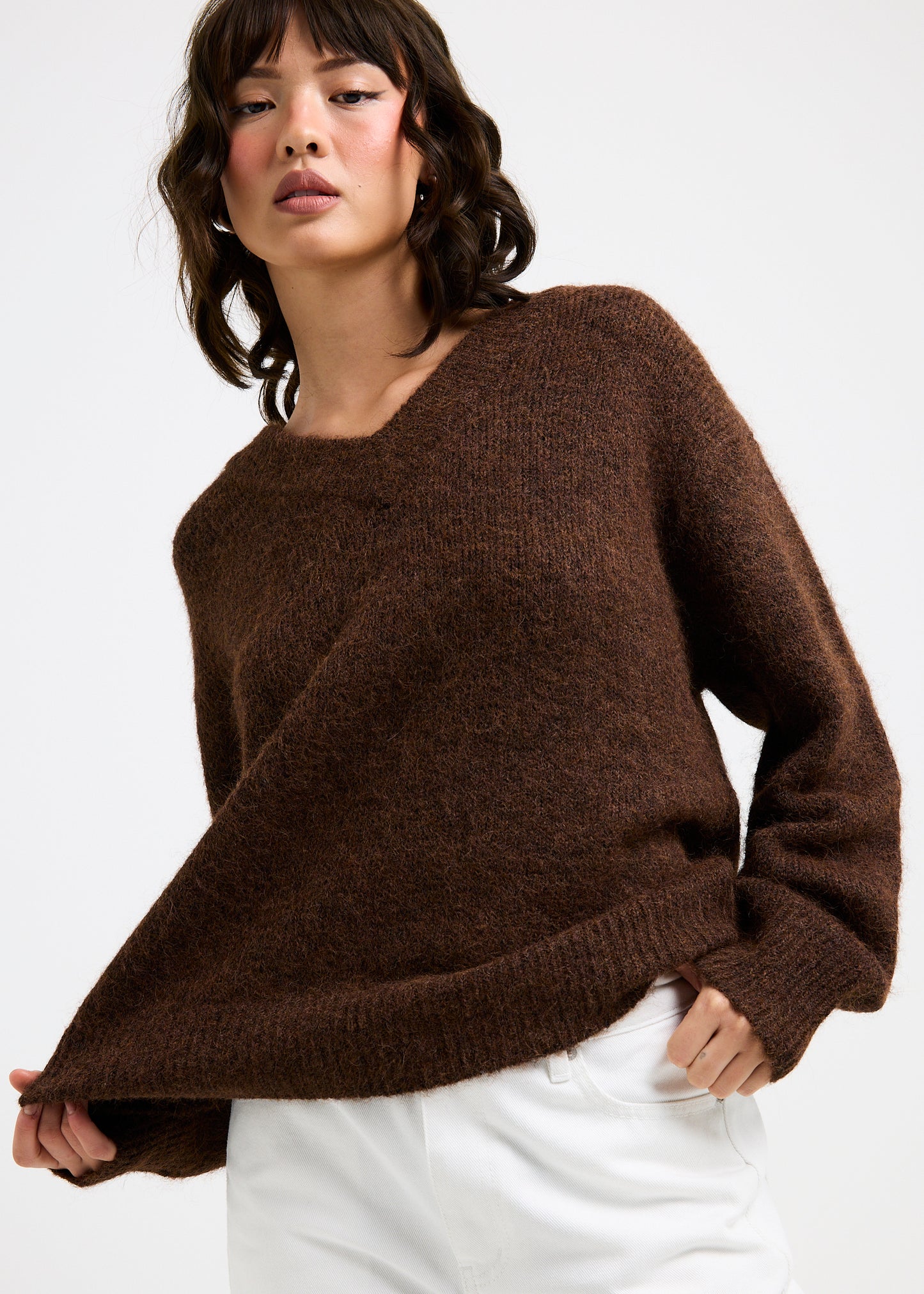 Grace V Neck Knit Jumper