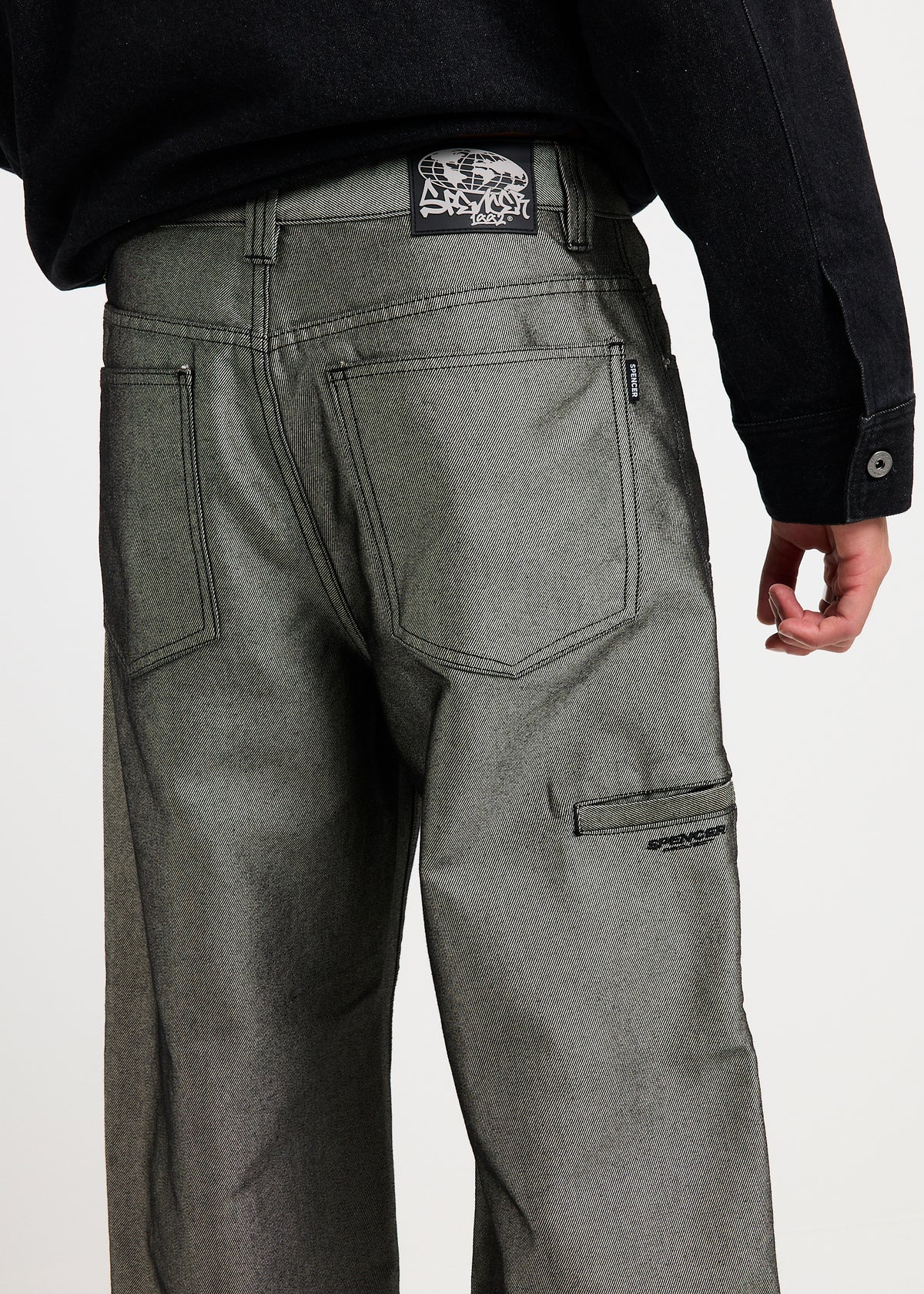 Roam Tech Jeans SILVER BLACK