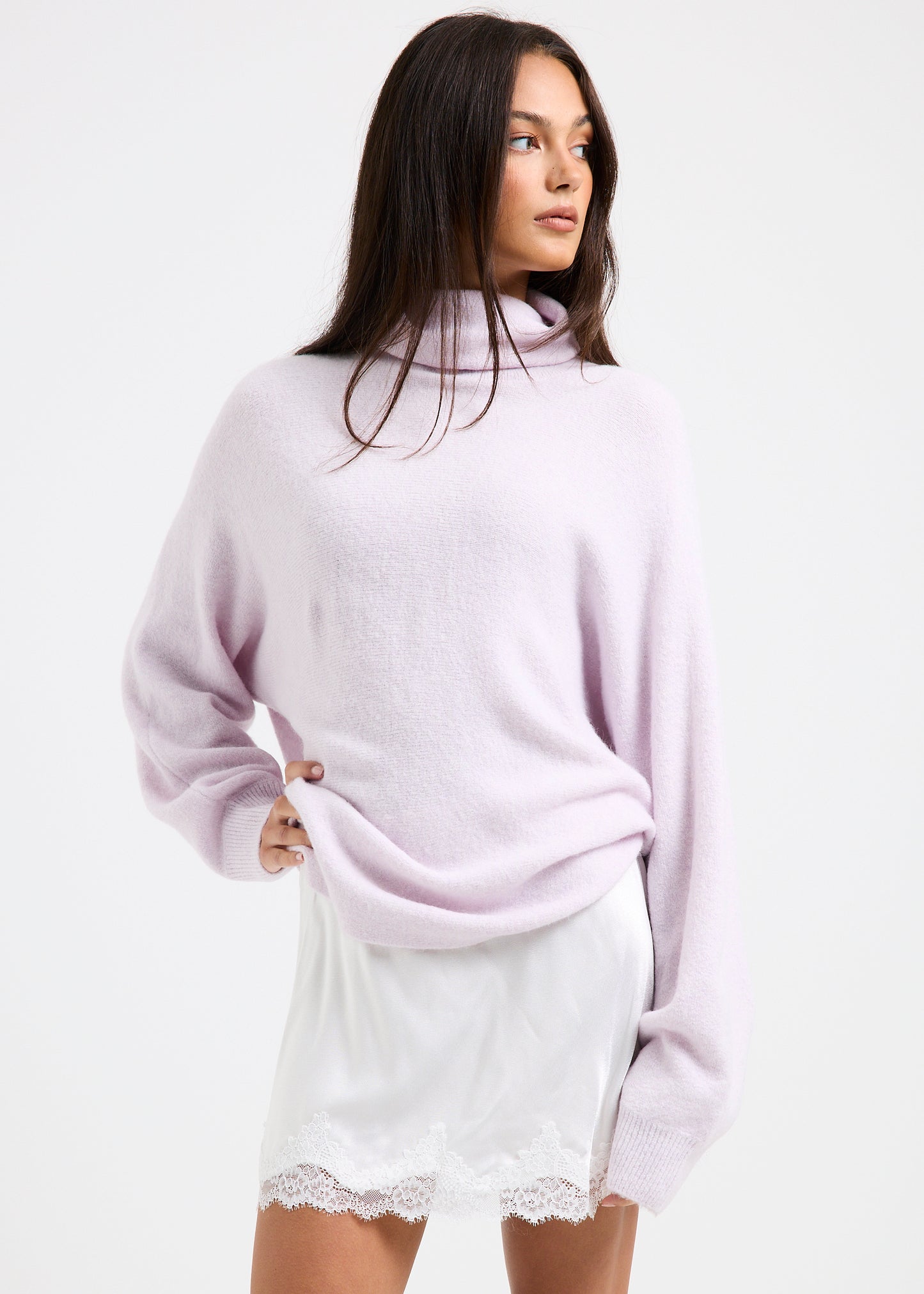 Anna Cowl Batwing Knit Jumper