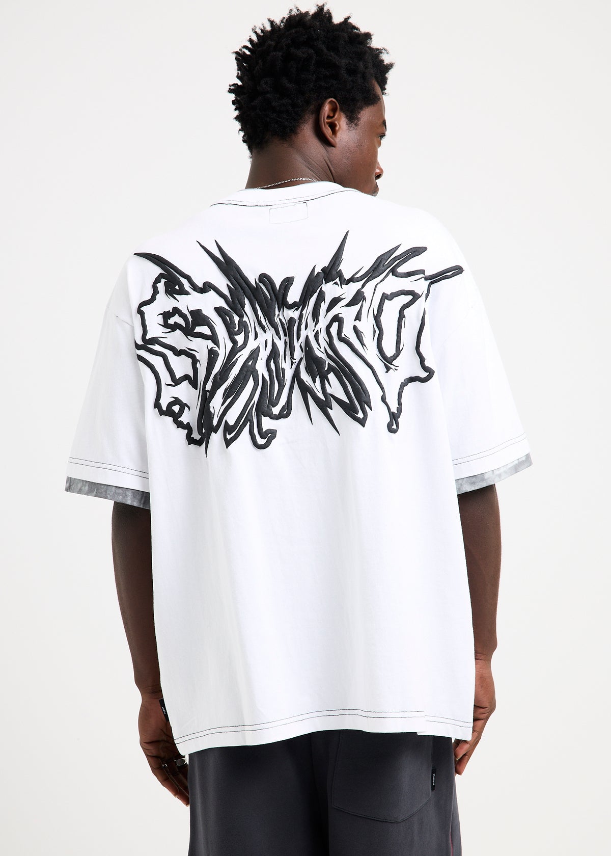 Whipp Double Layer Ss Shirt WHITE