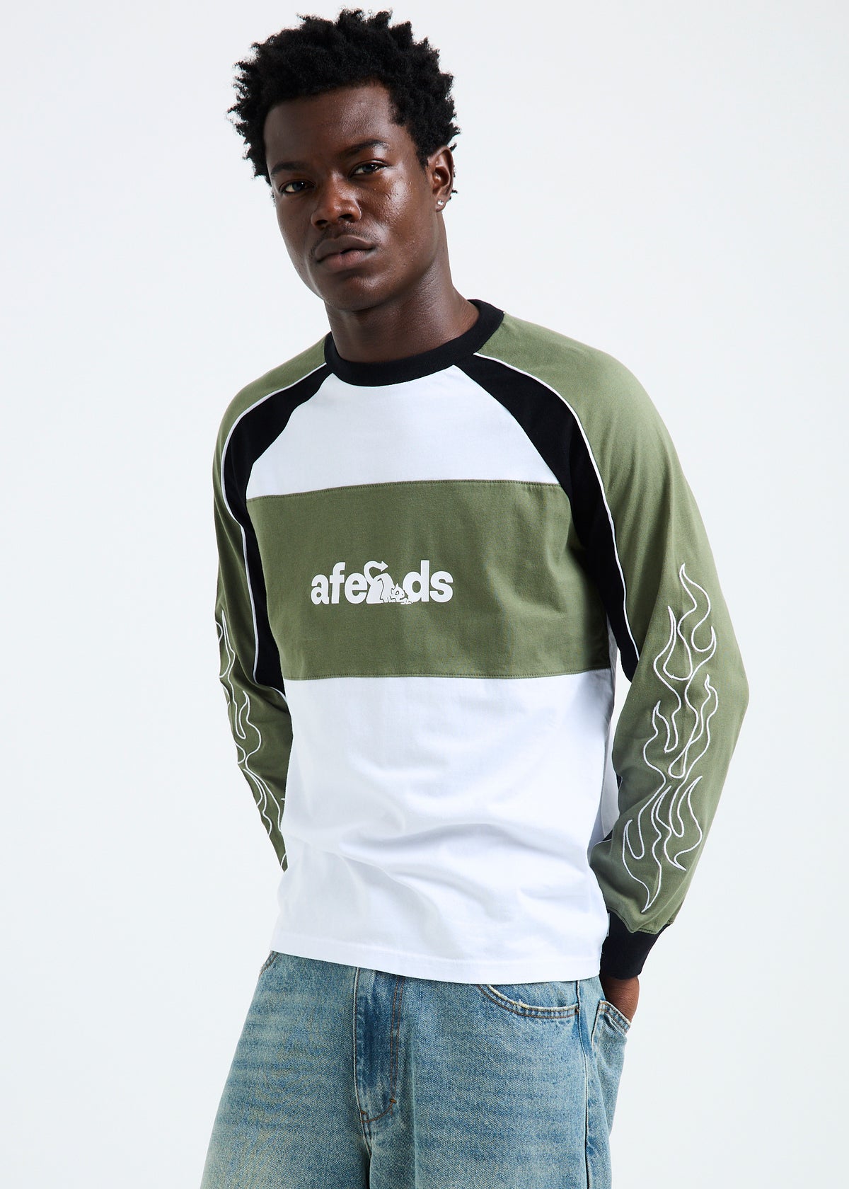 Dirts Long Sleeve Tee DEEP OLIVE
