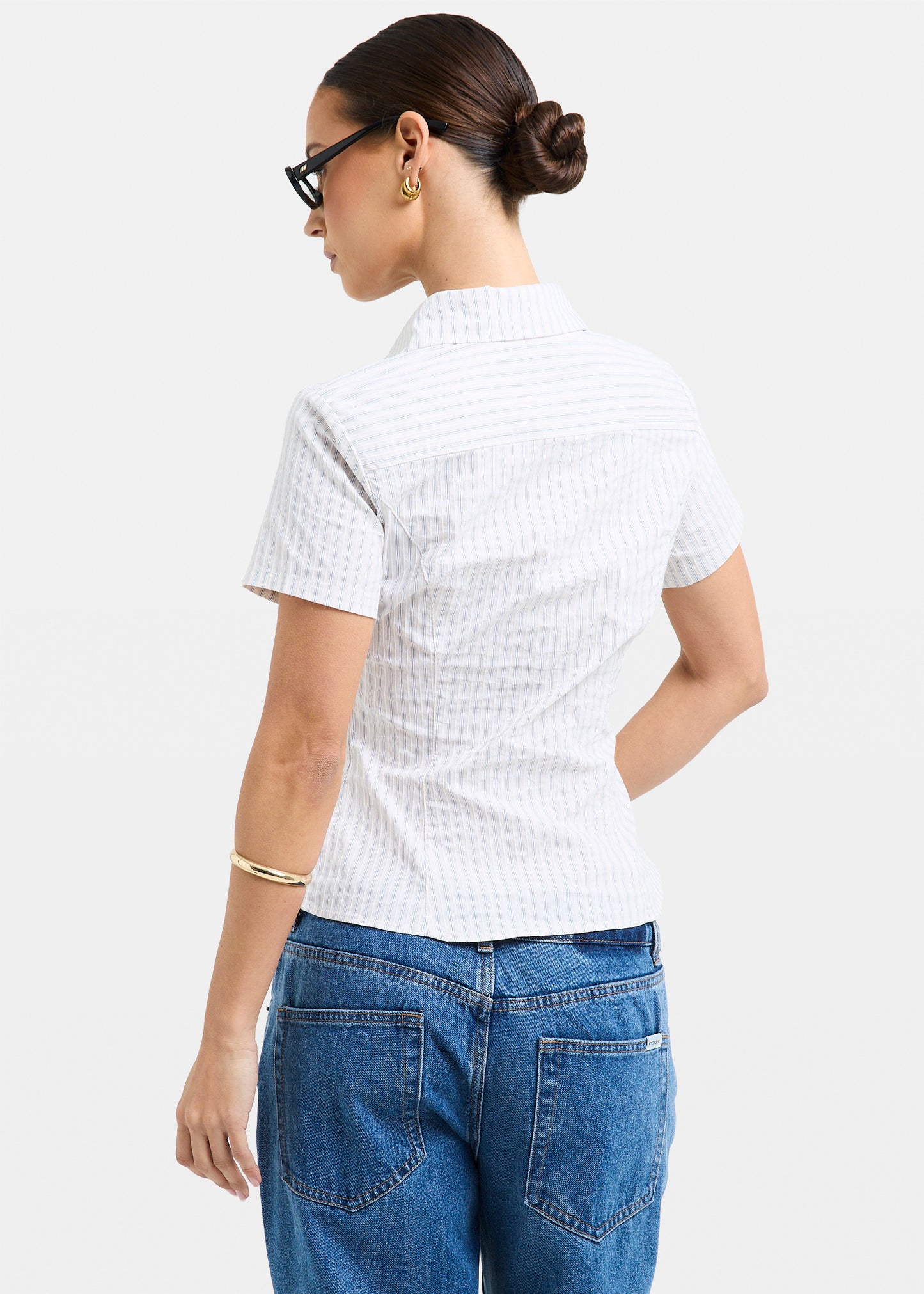 Blake Stripe Popper Shirt