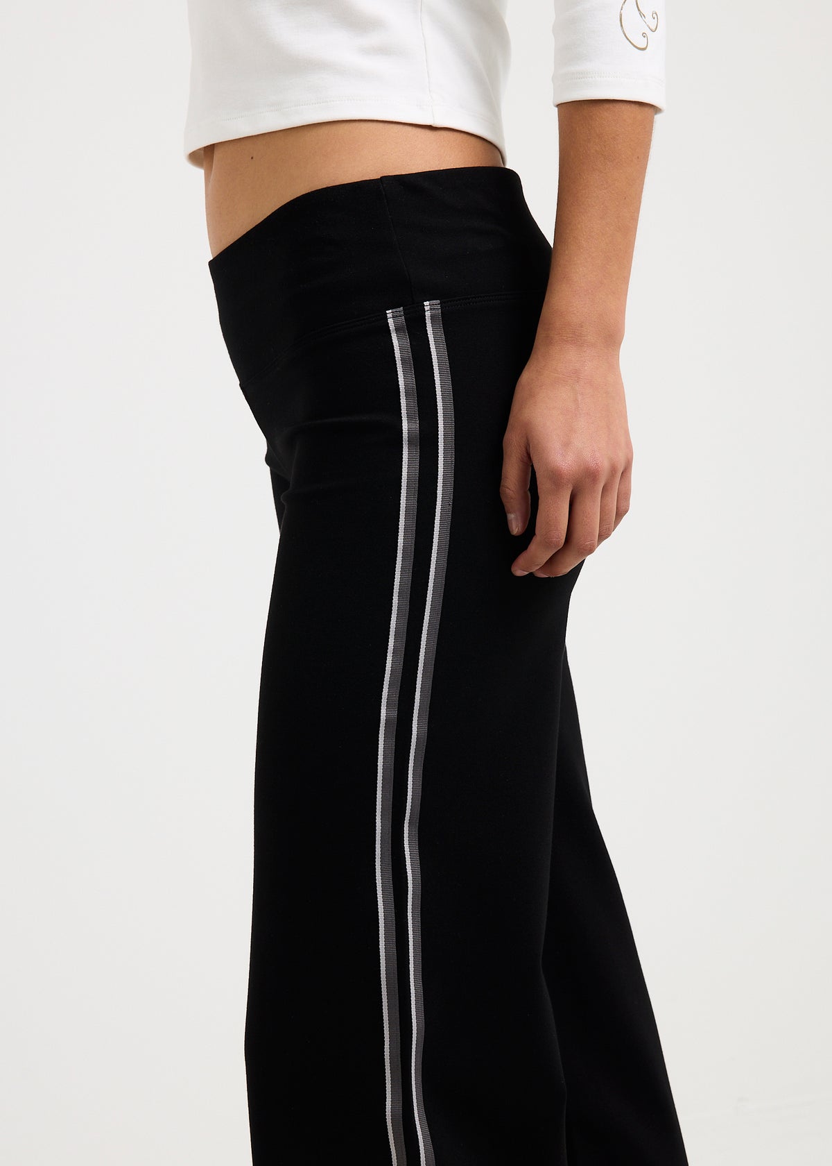 Drew Sporty Straight Leg Pants BLACK