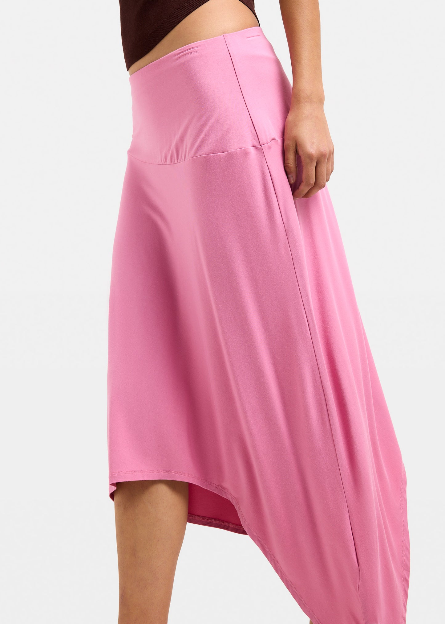 Sage Handkerchief Maxi Skirt