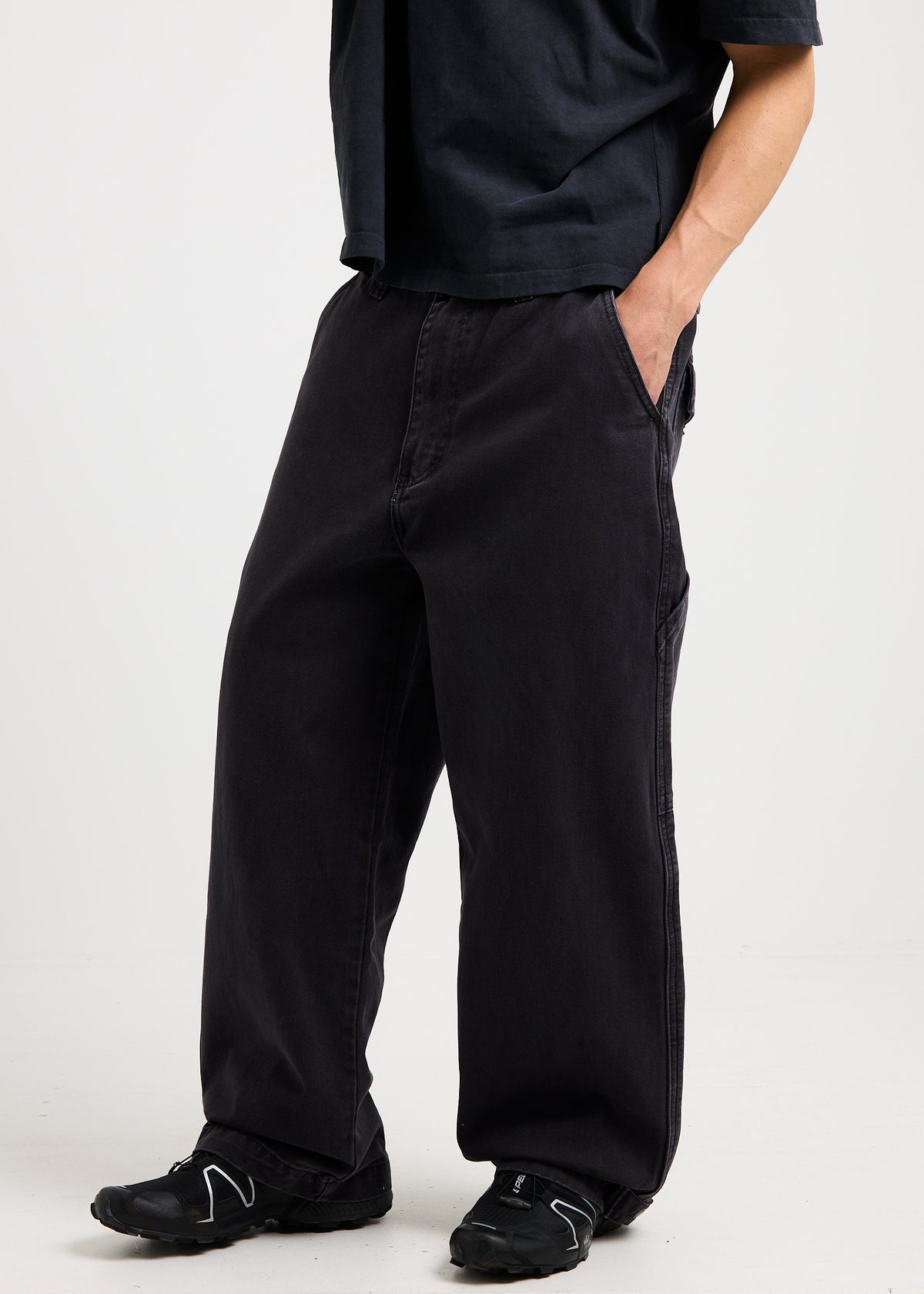 Skeely Baggy Street Pants PETROL