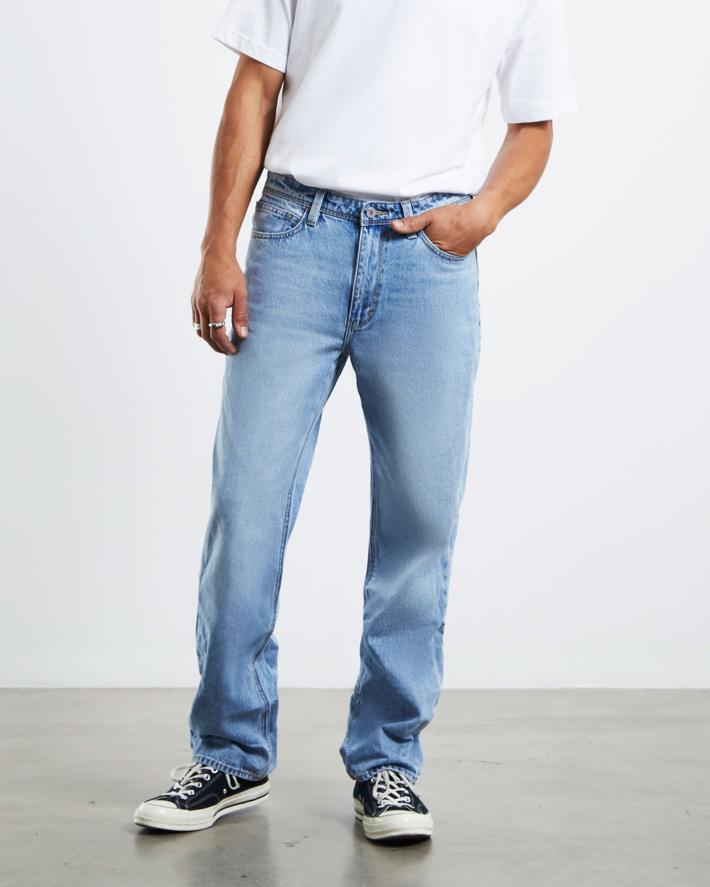 A 95 Baggy Relaxed Denim Jeans Nevermind