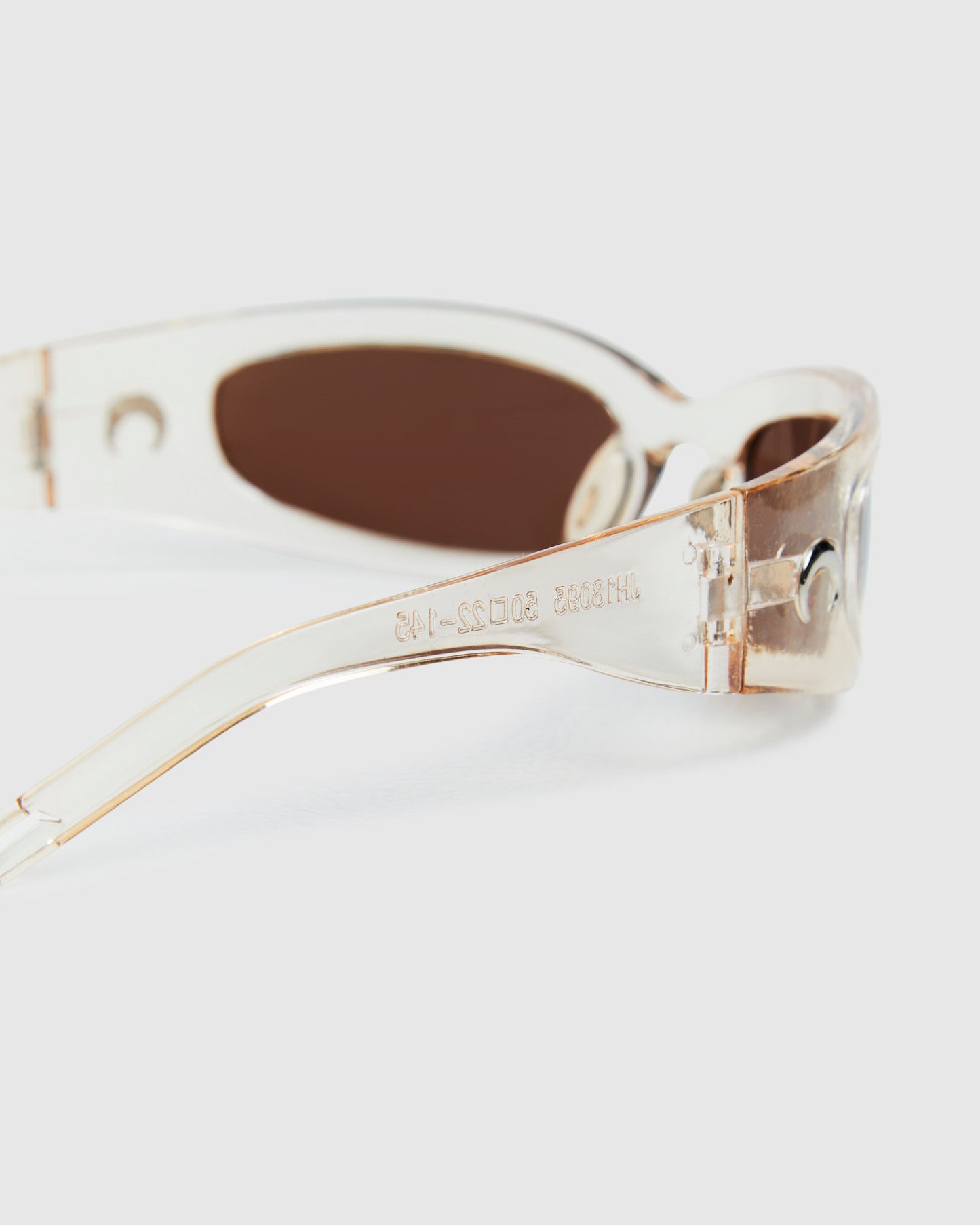 Tatum Wrap Around Sunglasses Clear