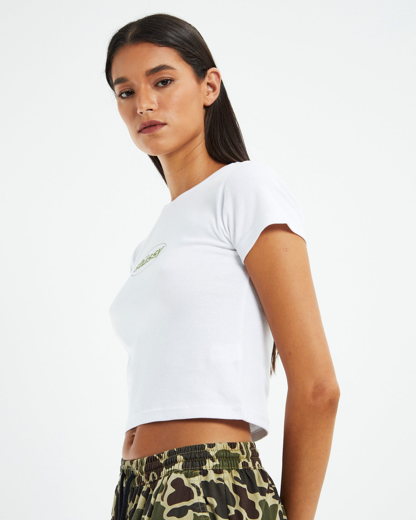 Soul Rib Tee White Moss