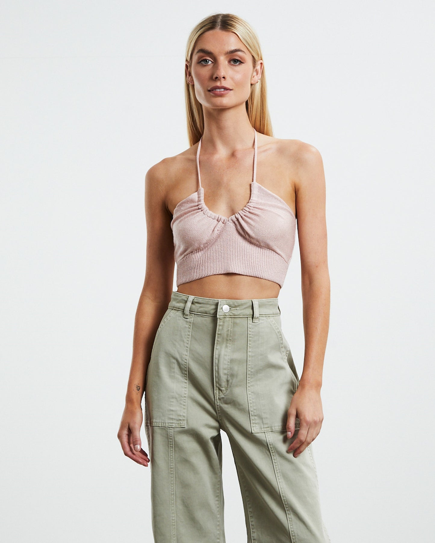 Phoebe Knit Cami Peony