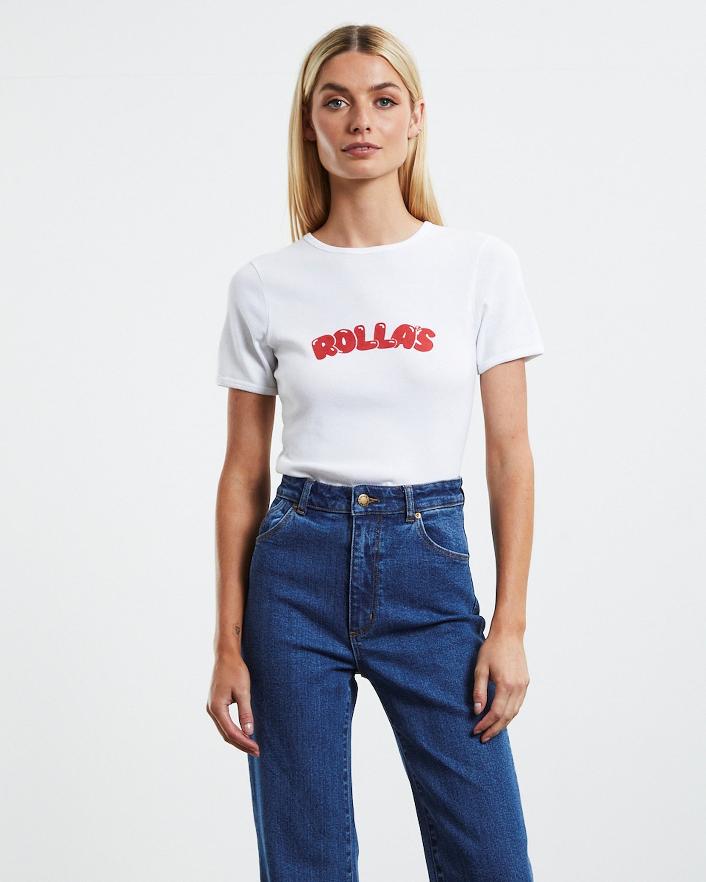 Bubble Baby Rib T-Shirt White