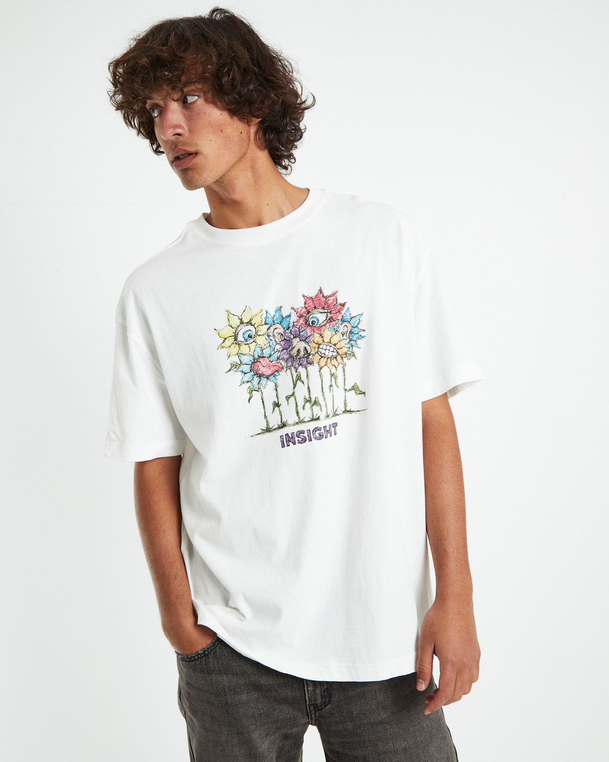Gardens Short Sleeve T-Shirt Off White OFF WHIT
