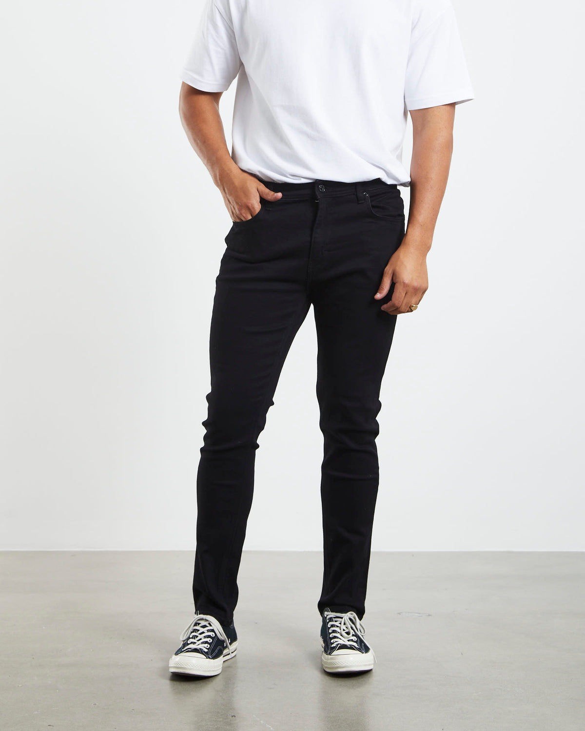 Z-Two Slim Denim Jeans Prime BLACK