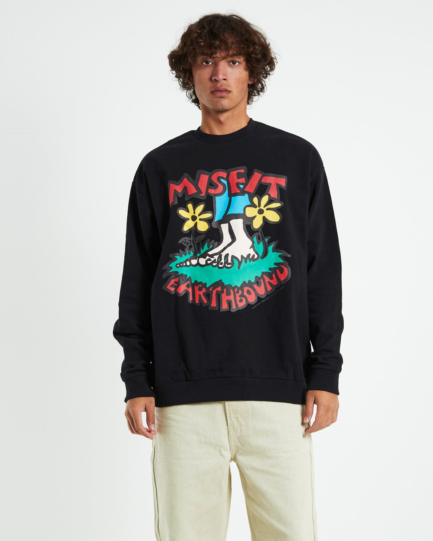 Era De Plant 50/50 Crew Neck Pigment Black