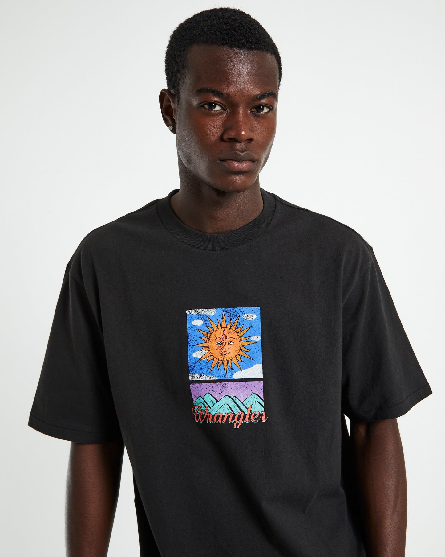 Solar Baggy T-Shirt Worn Black
