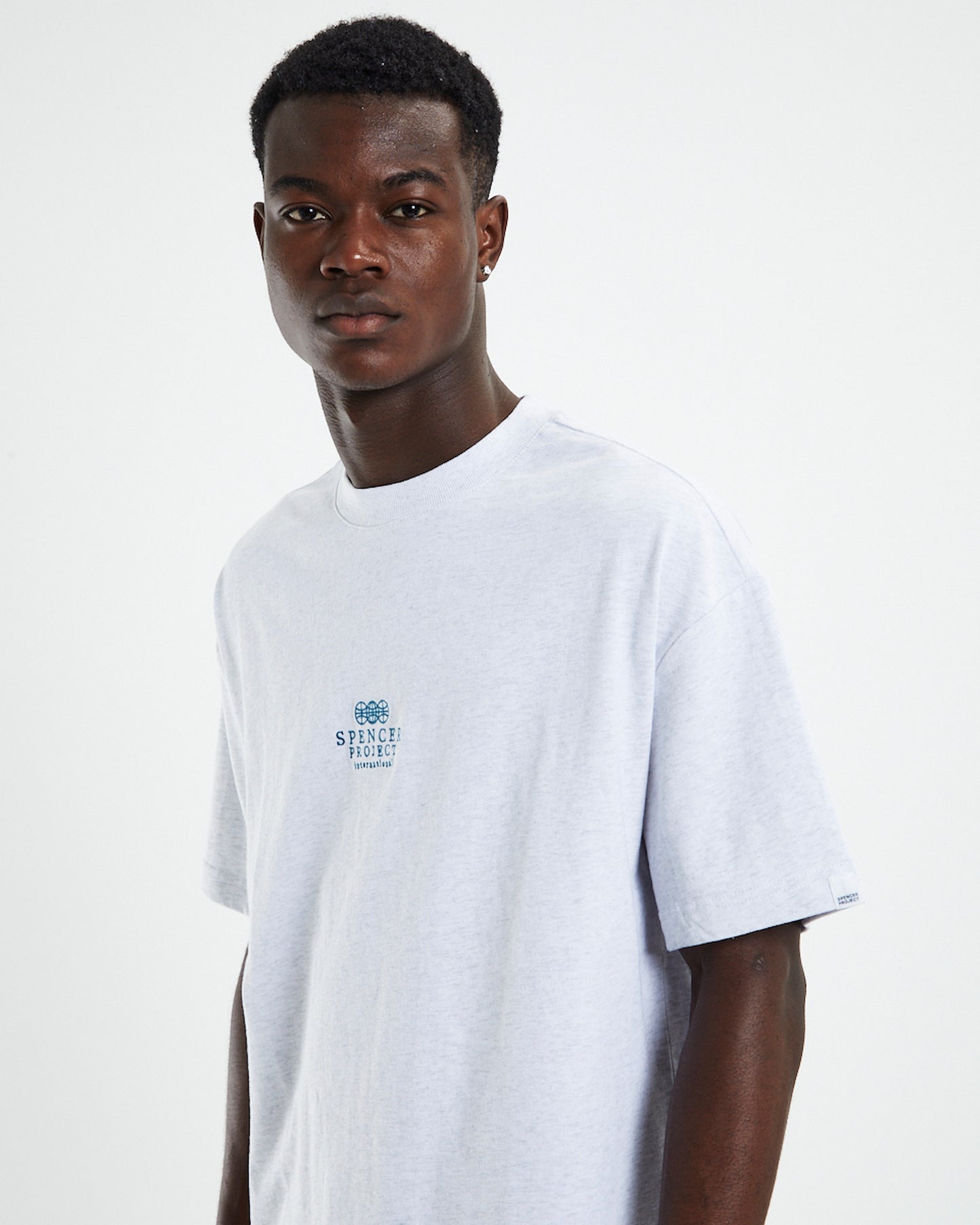 Court Short Sleeve T-Shirt Frost Marle Grey