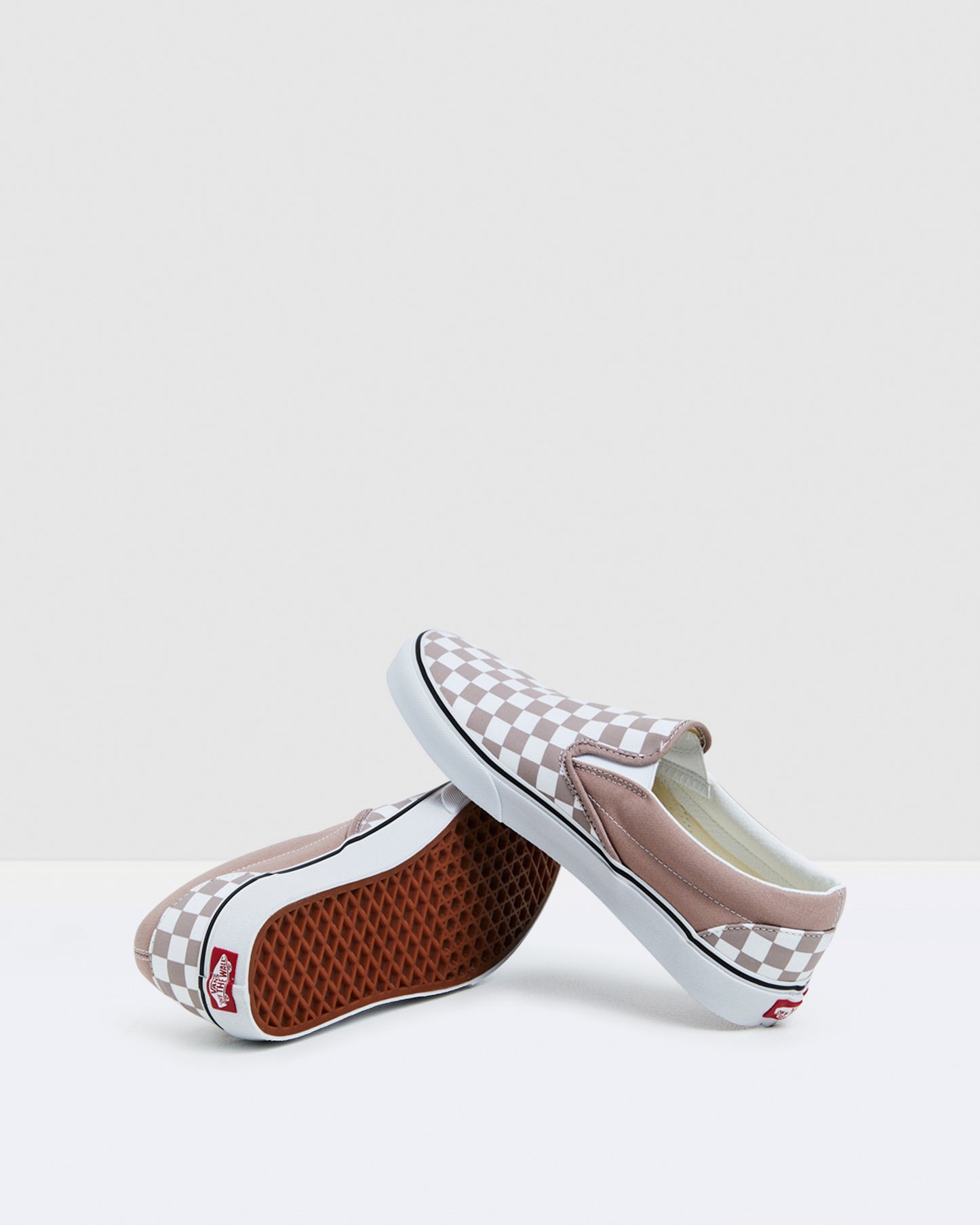 Classic Slip-On Sneakers Checkerboard Etherea/True White