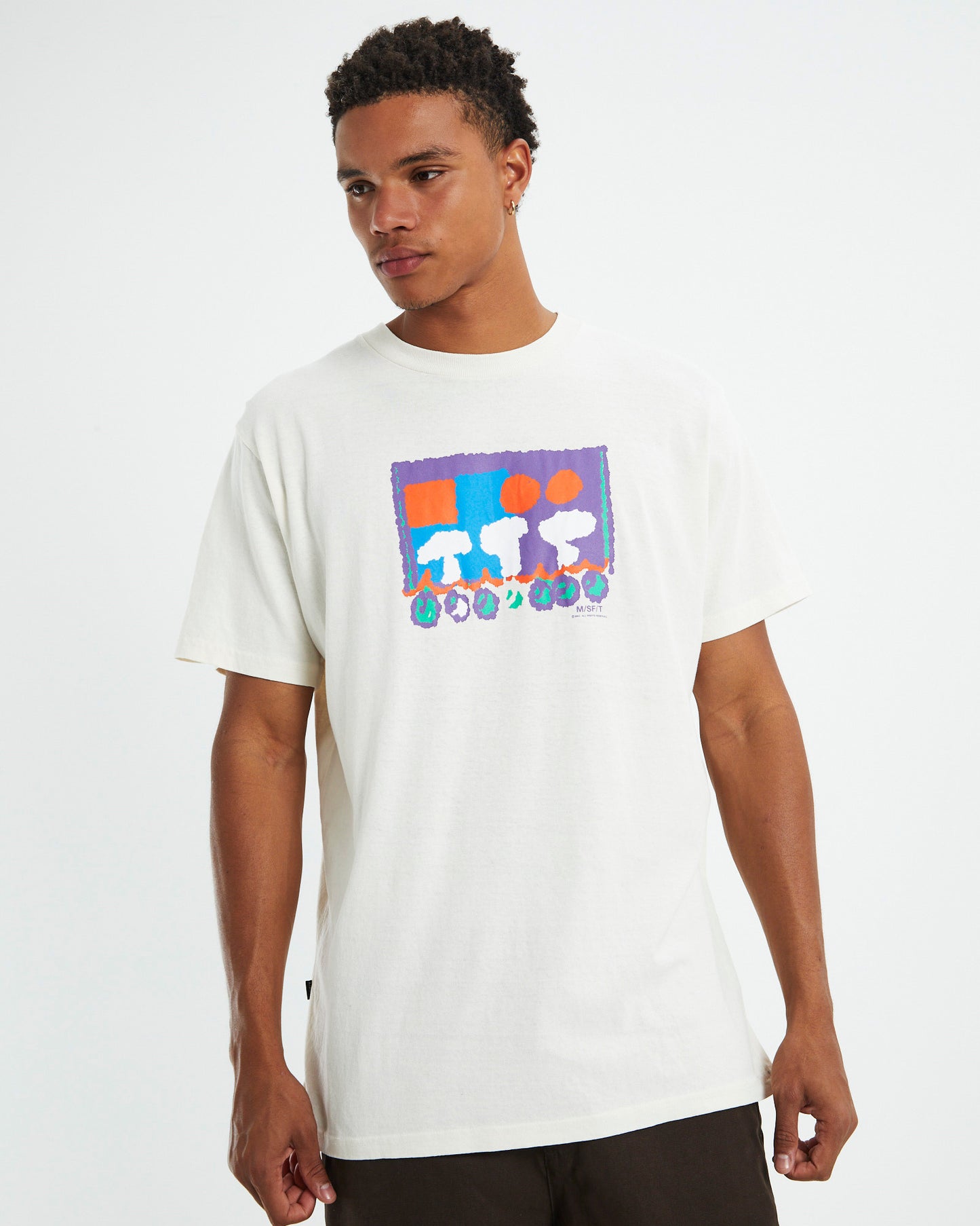 Highest Gander 50/50 Short Sleeve T-Shirt Thrift White