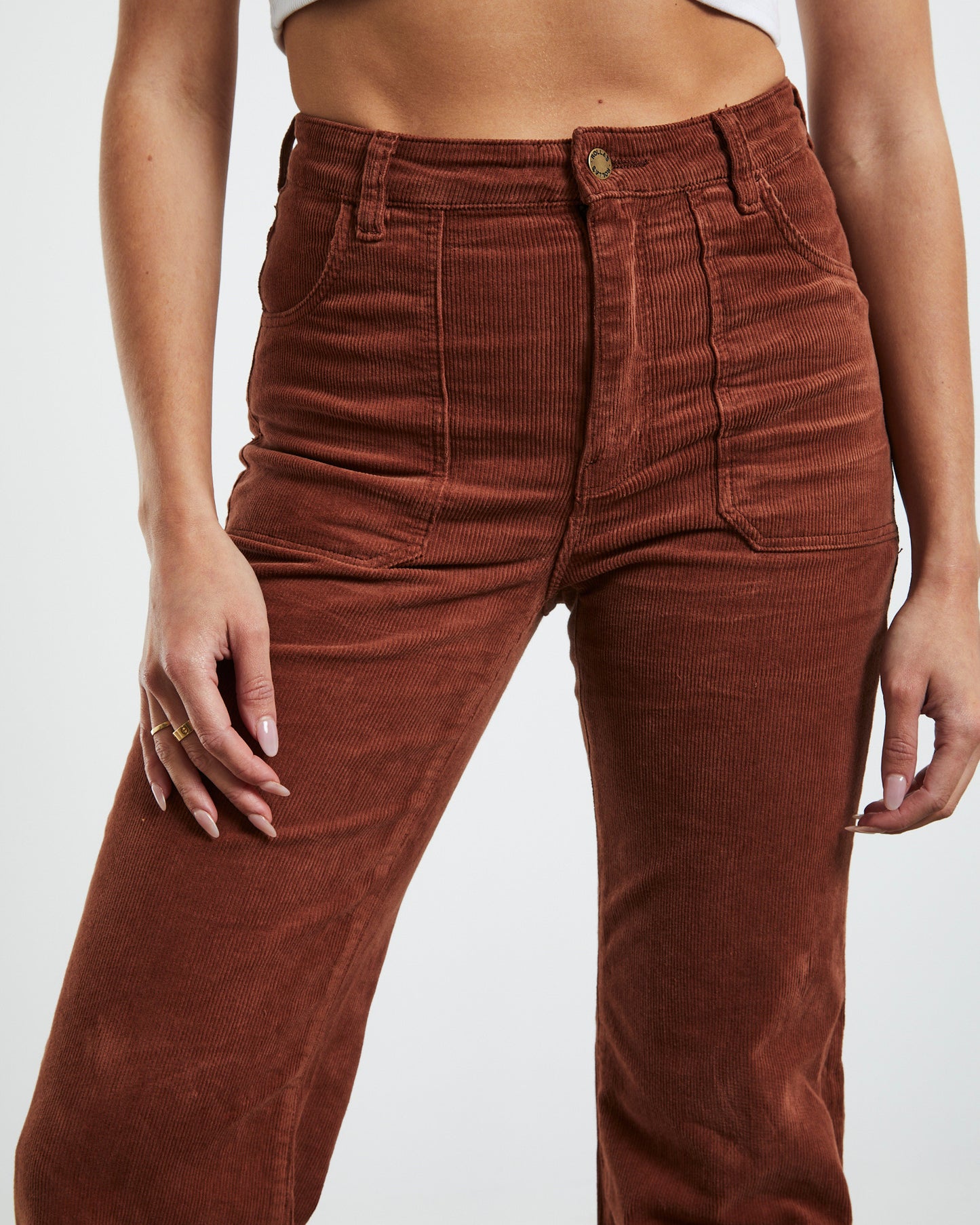 Phoebe Tonk x Rolla's Eastcoast Flare Cord Jeans