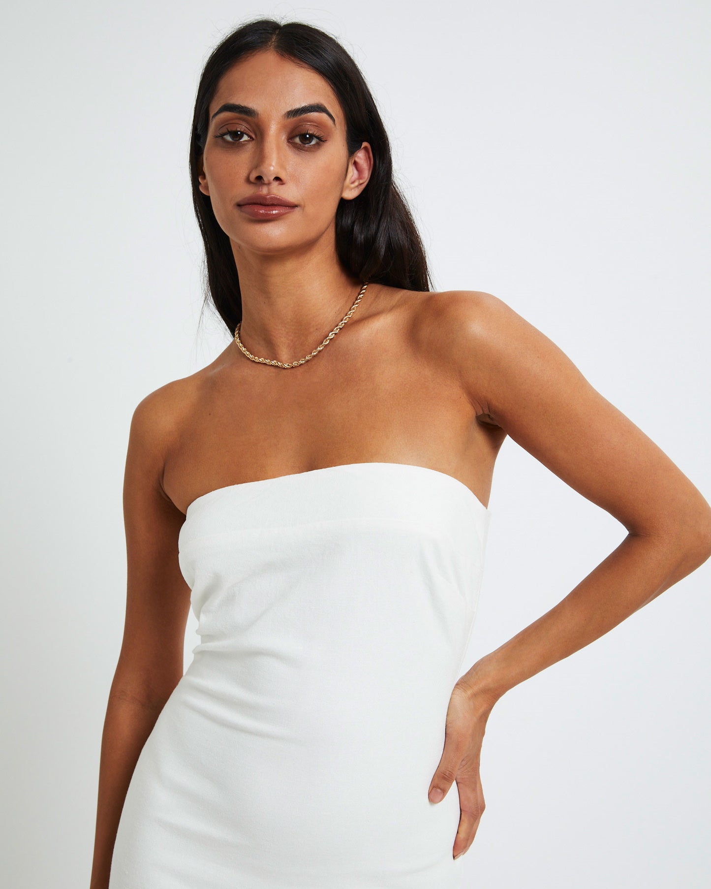 Bronte Len Strapless A-Le Dress