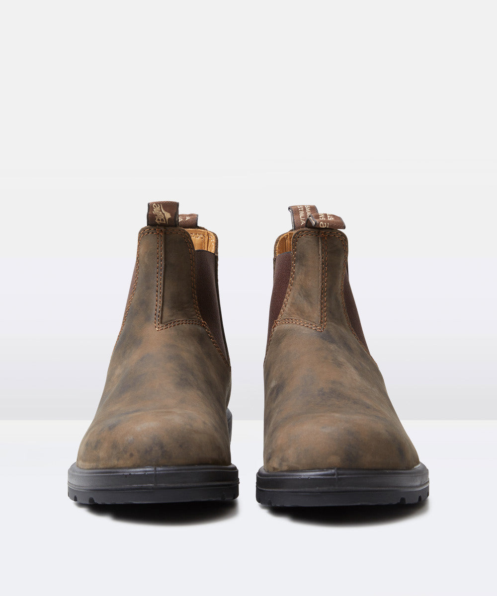 585 Elastic Side Boot Rustic Brown