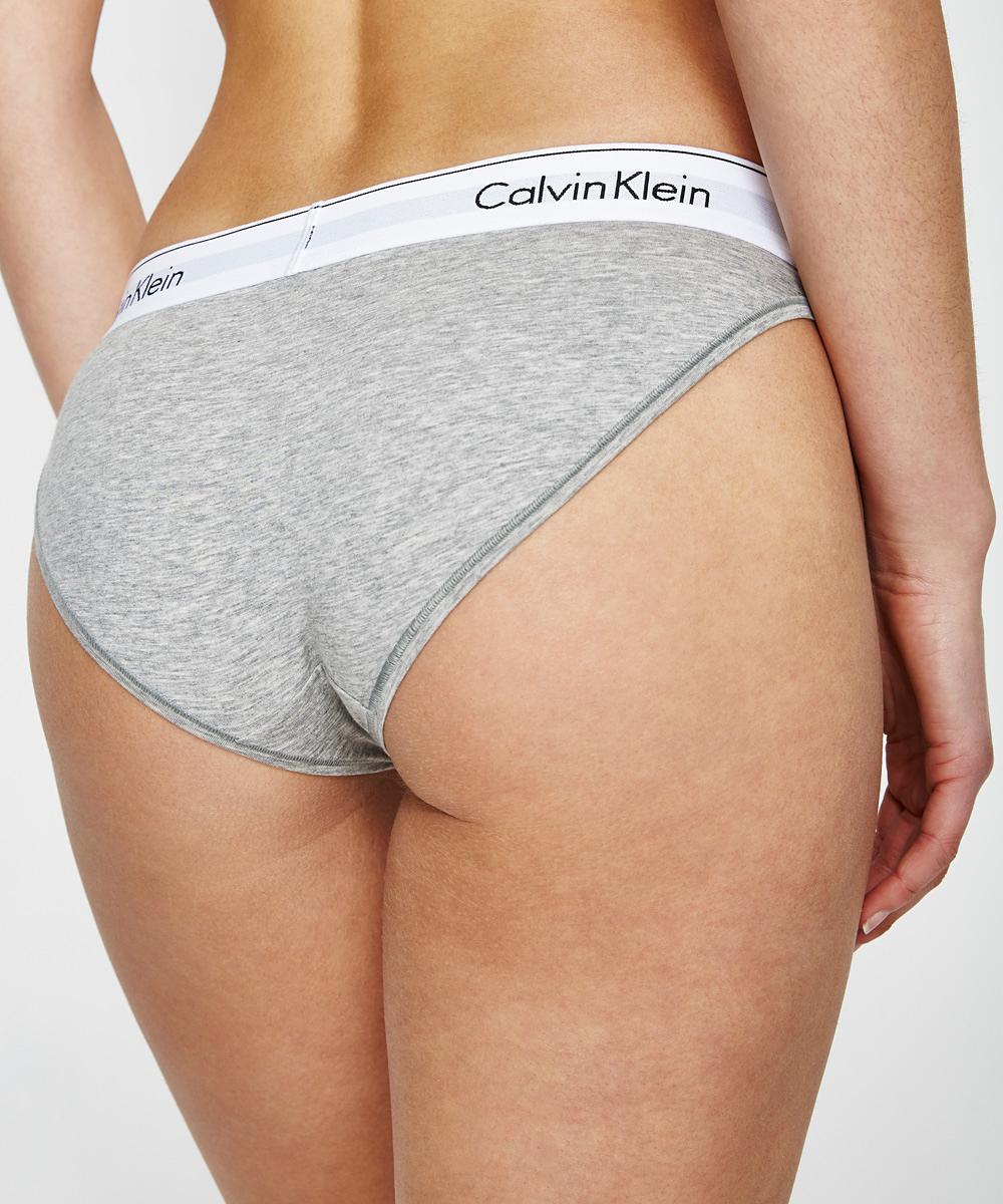 Modern Cotton Bikini Briefs Grey Heather