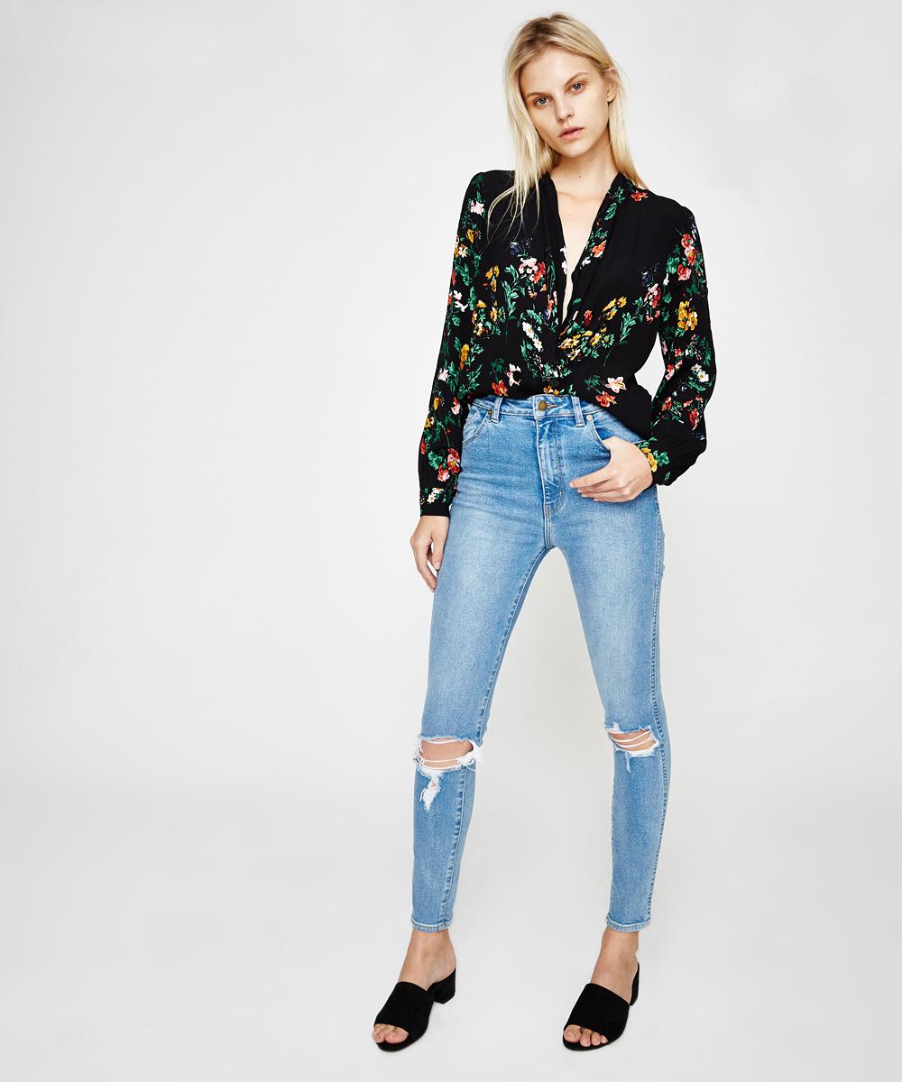 Heidi Blouse Wild Garden