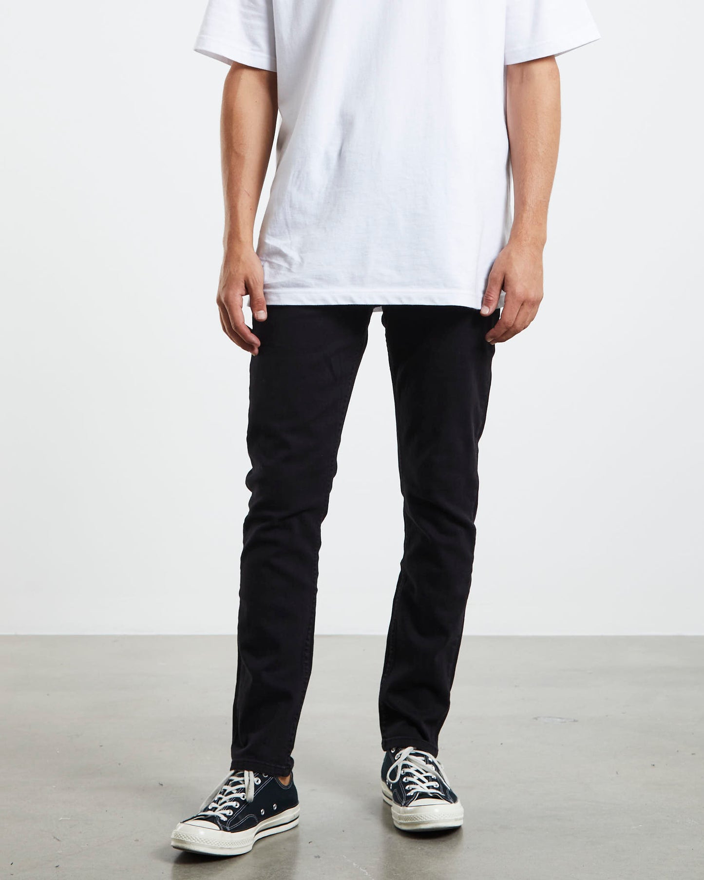 Tim Slim Denim Jeans Raven