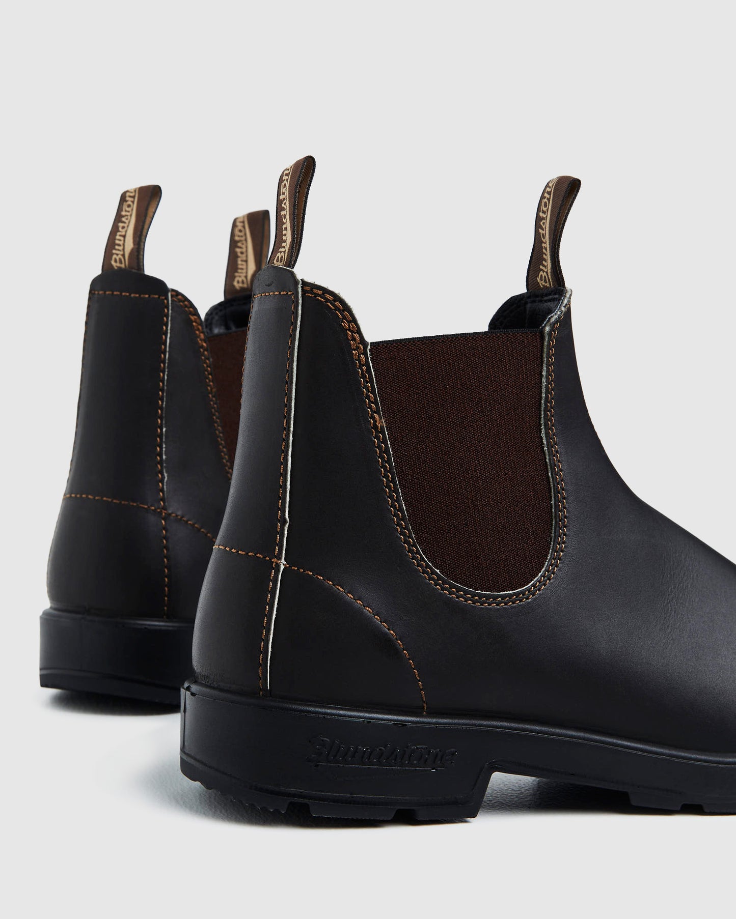 500 Elastic Side Boots Brown