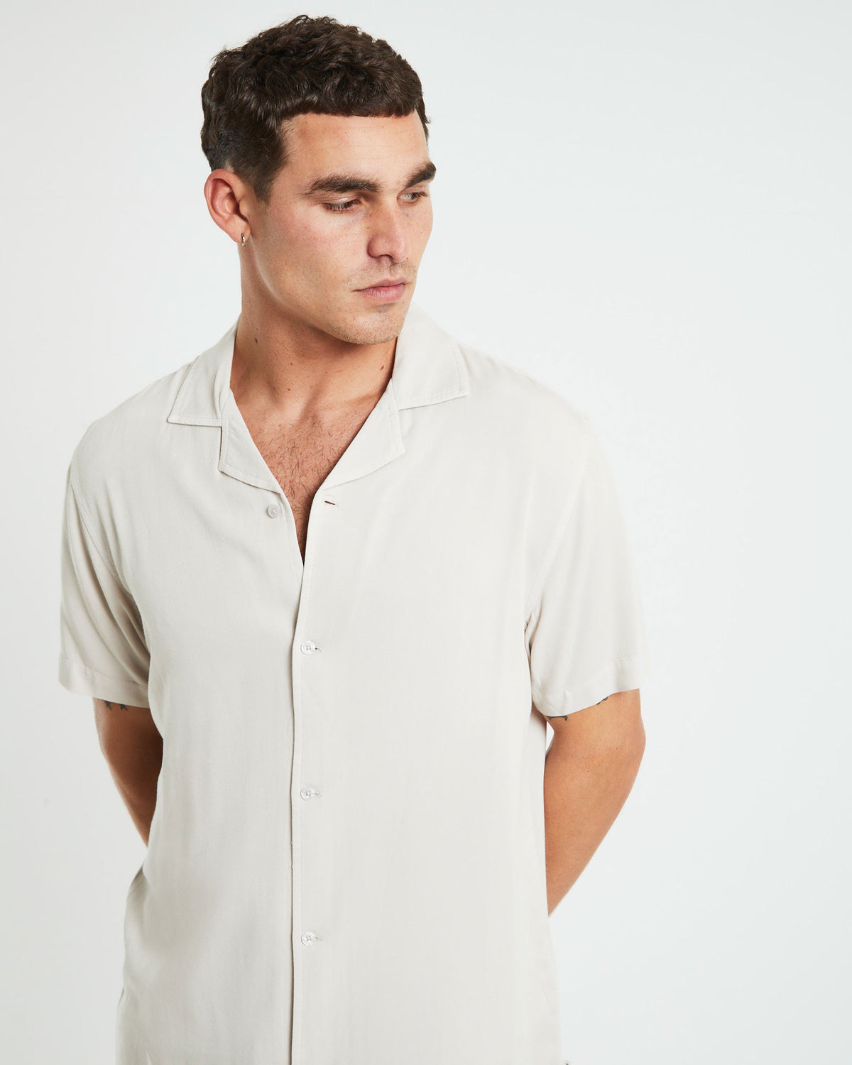 The Reckoner Short Sleeve Shirt Stone STONED