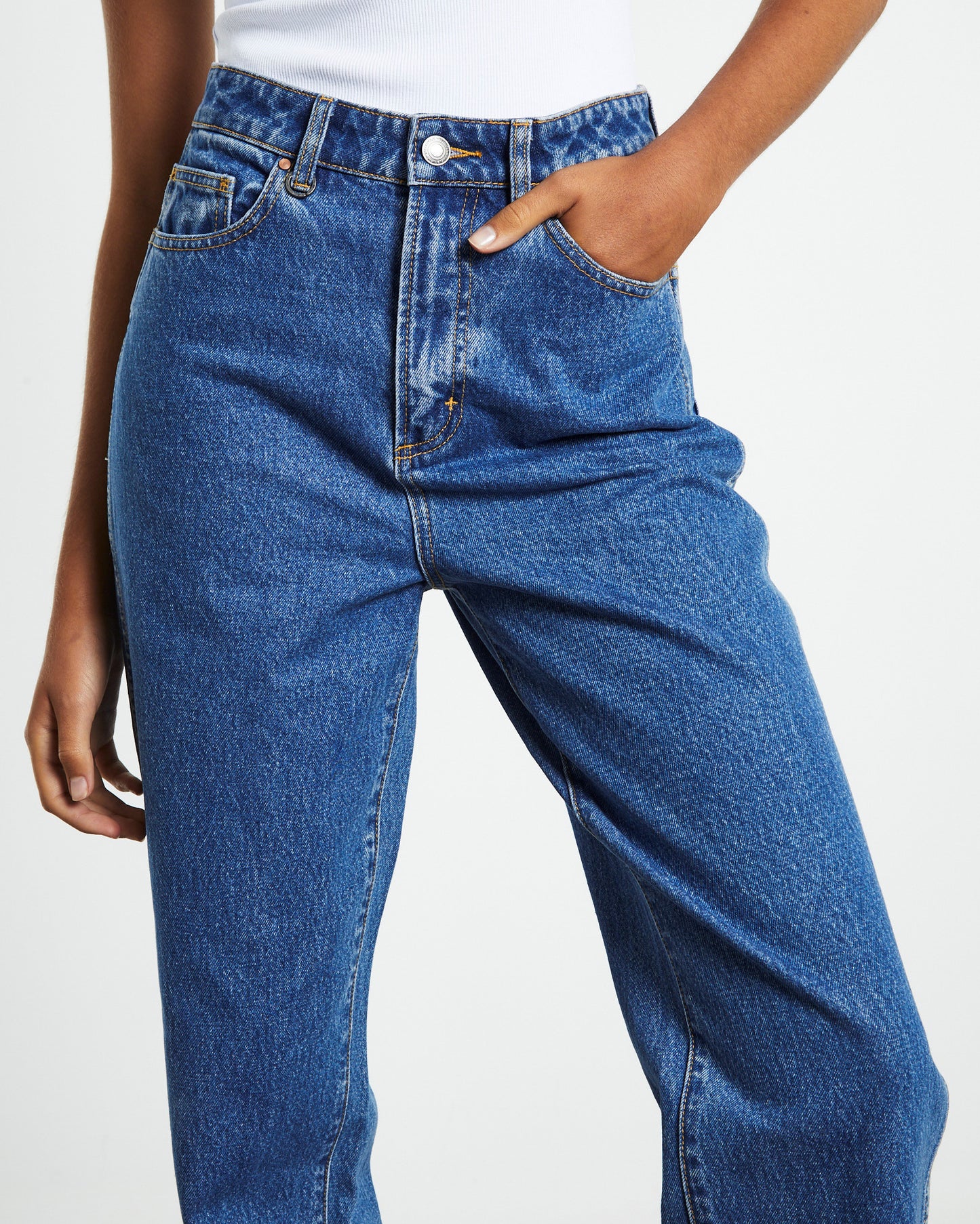 Sade Baggy Jeans 80s Blue