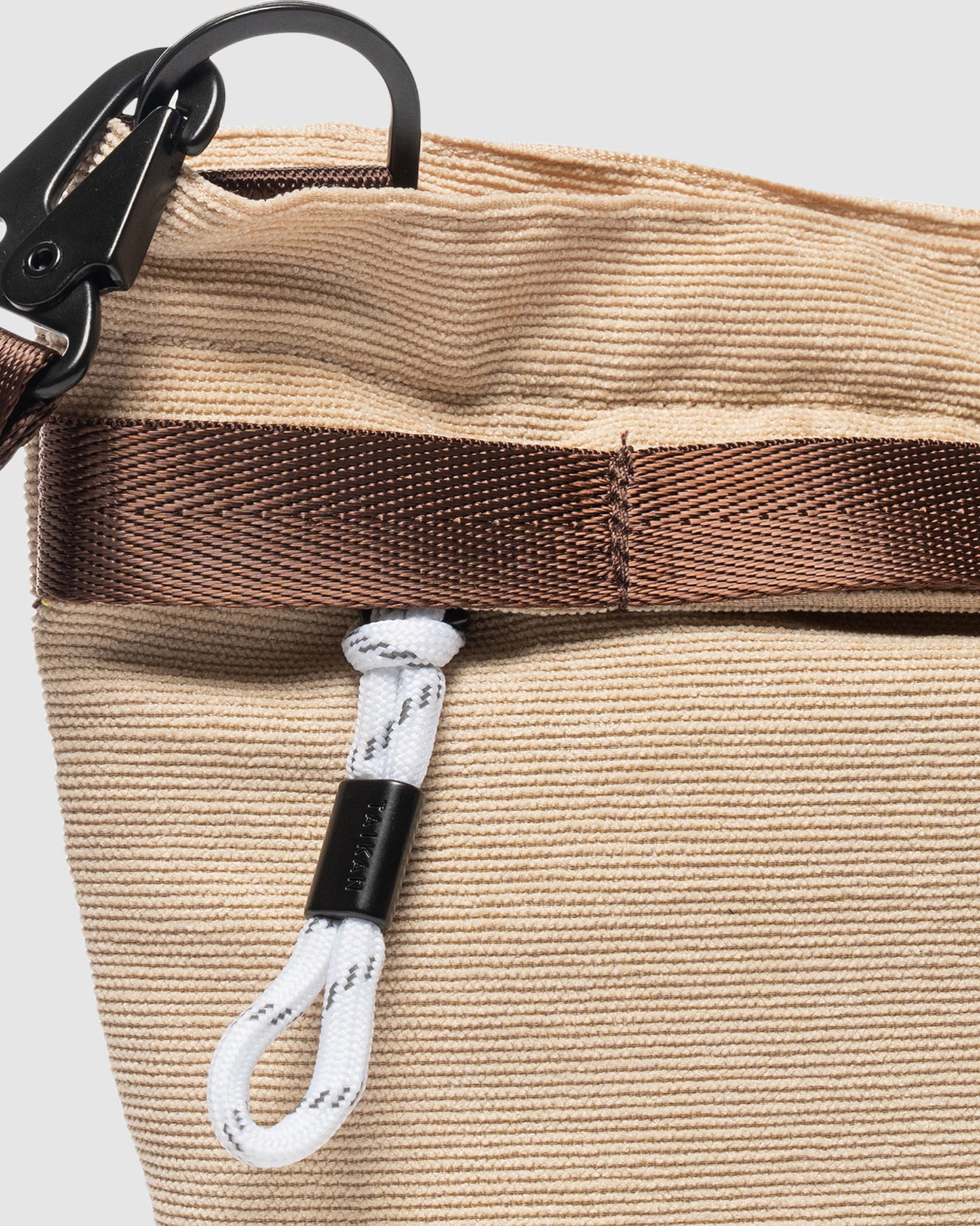 Sacoche Crossbody Corduroy Large Bag Tan