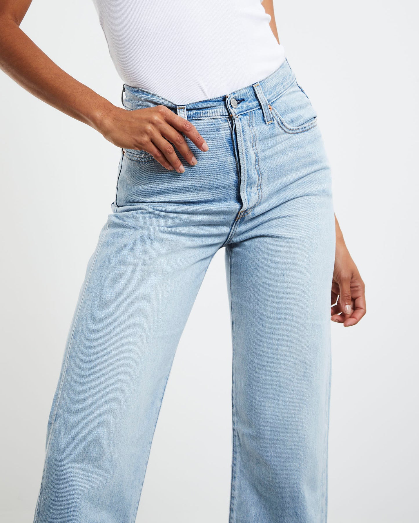Ribcage Straight Ankle Denim Jeans