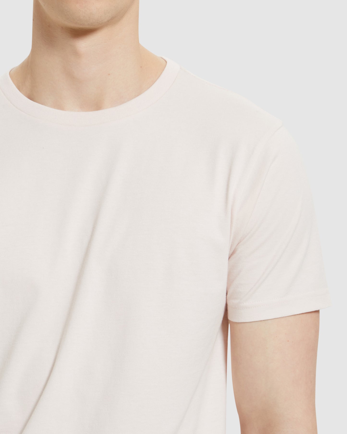 Basic Crew T-Shirt Pink