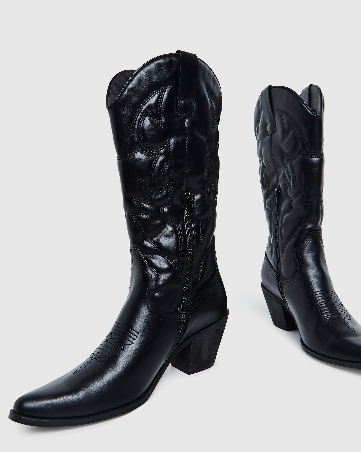 Bo Cowboy Boots Black