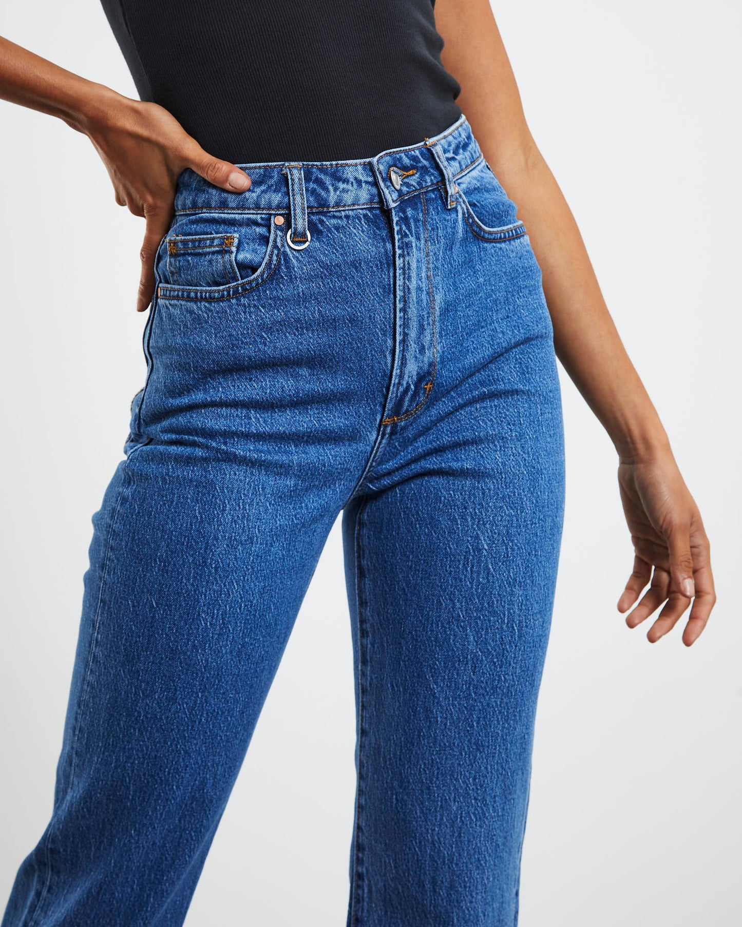 Nico Straight Denim Jeans French