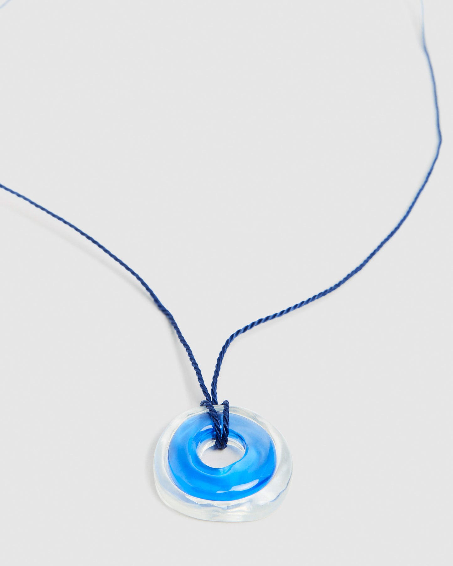 Tribal Statement Necklace Blue