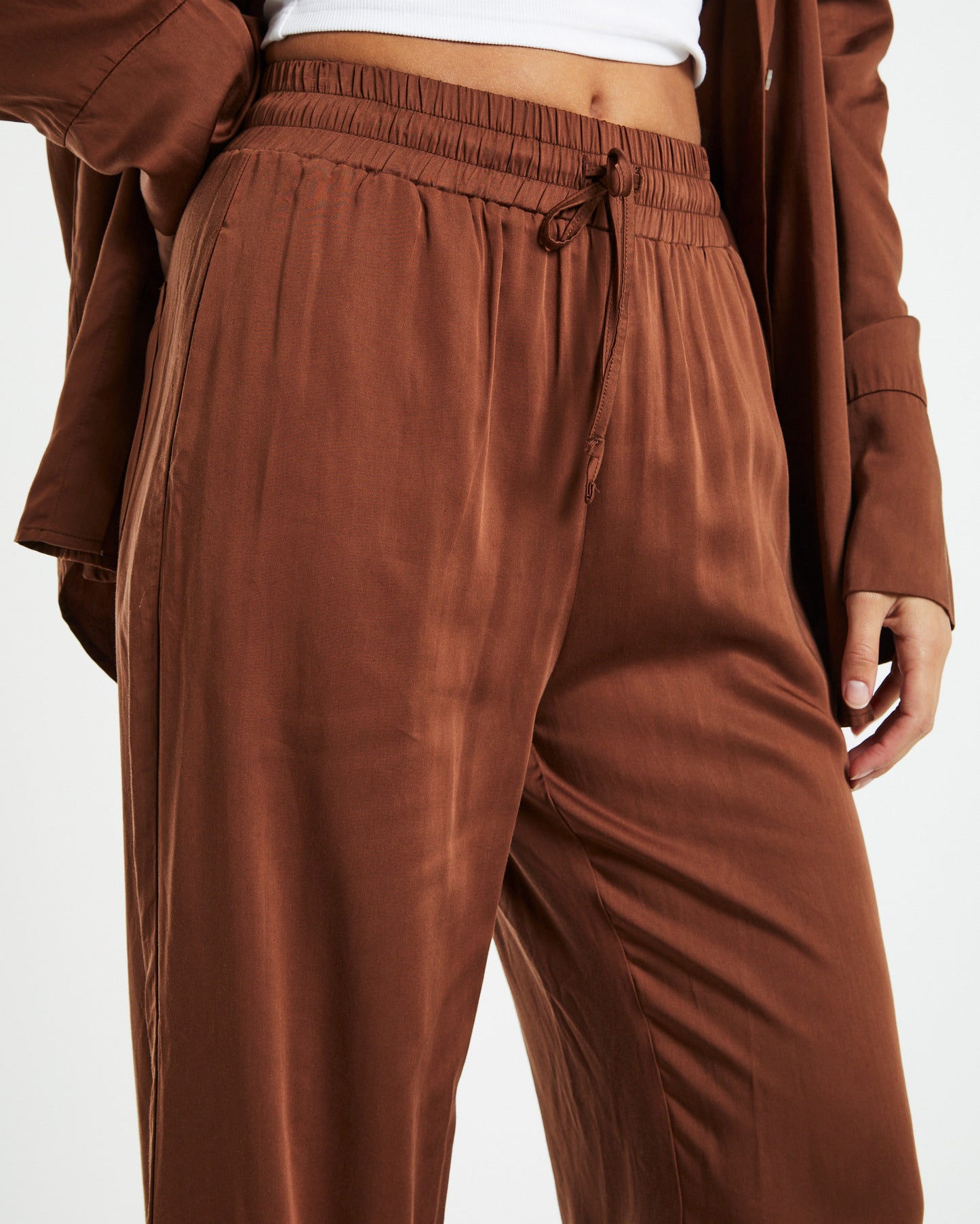 Rita Pants Chocolate Brown
