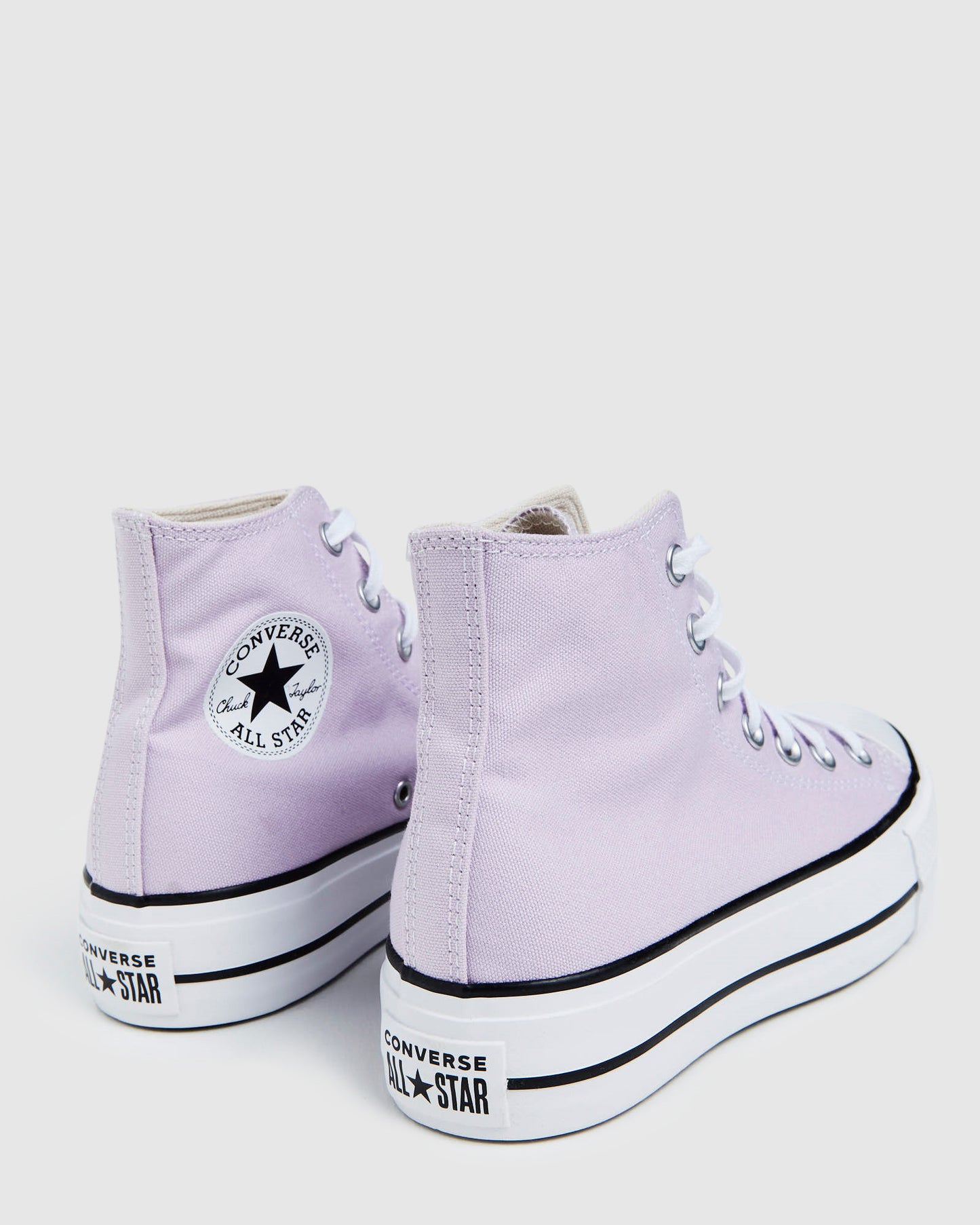 Chuck Taylor All Star Lift Platform Canvas Sneakers Purple