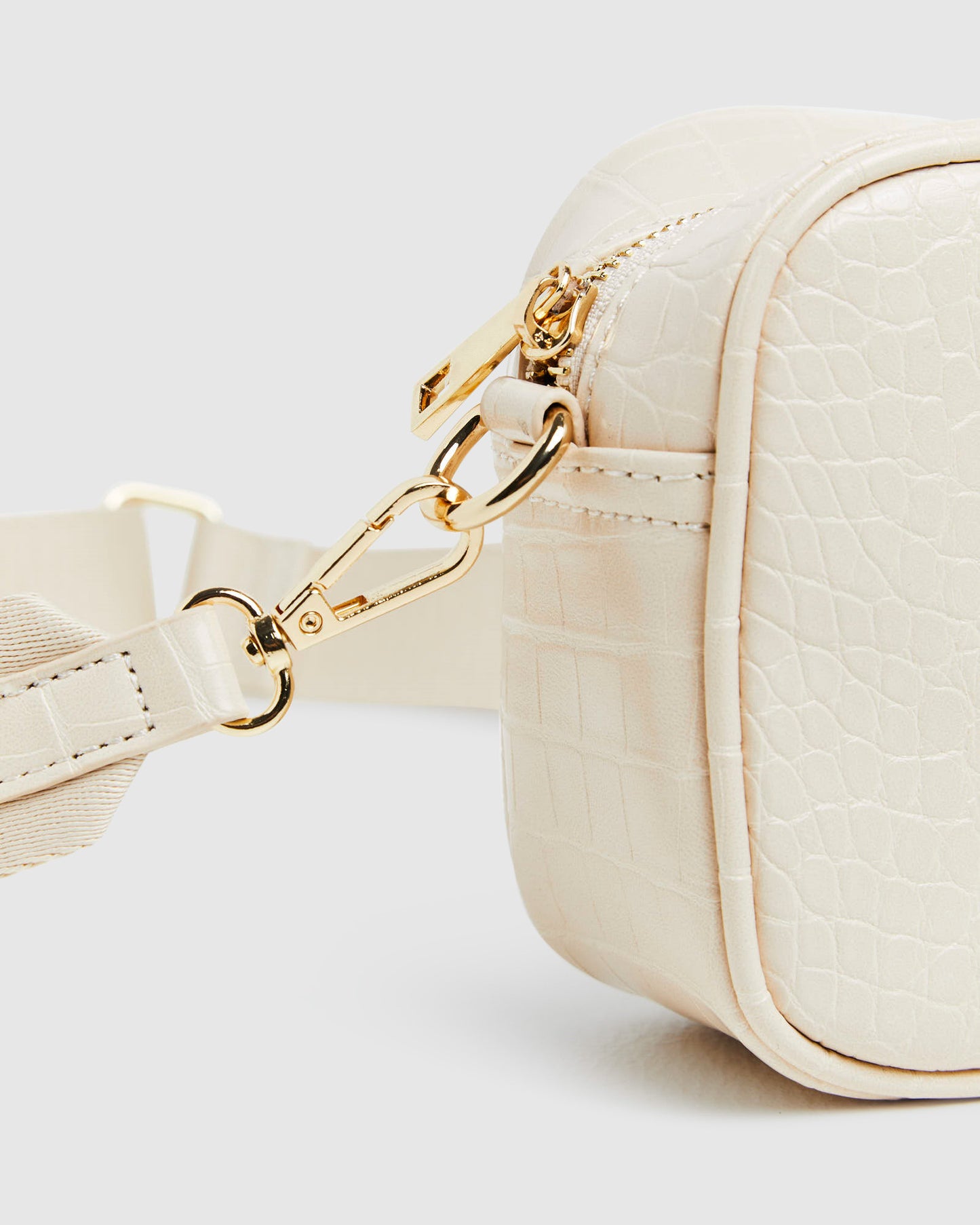 Justice Bag Croc Almond