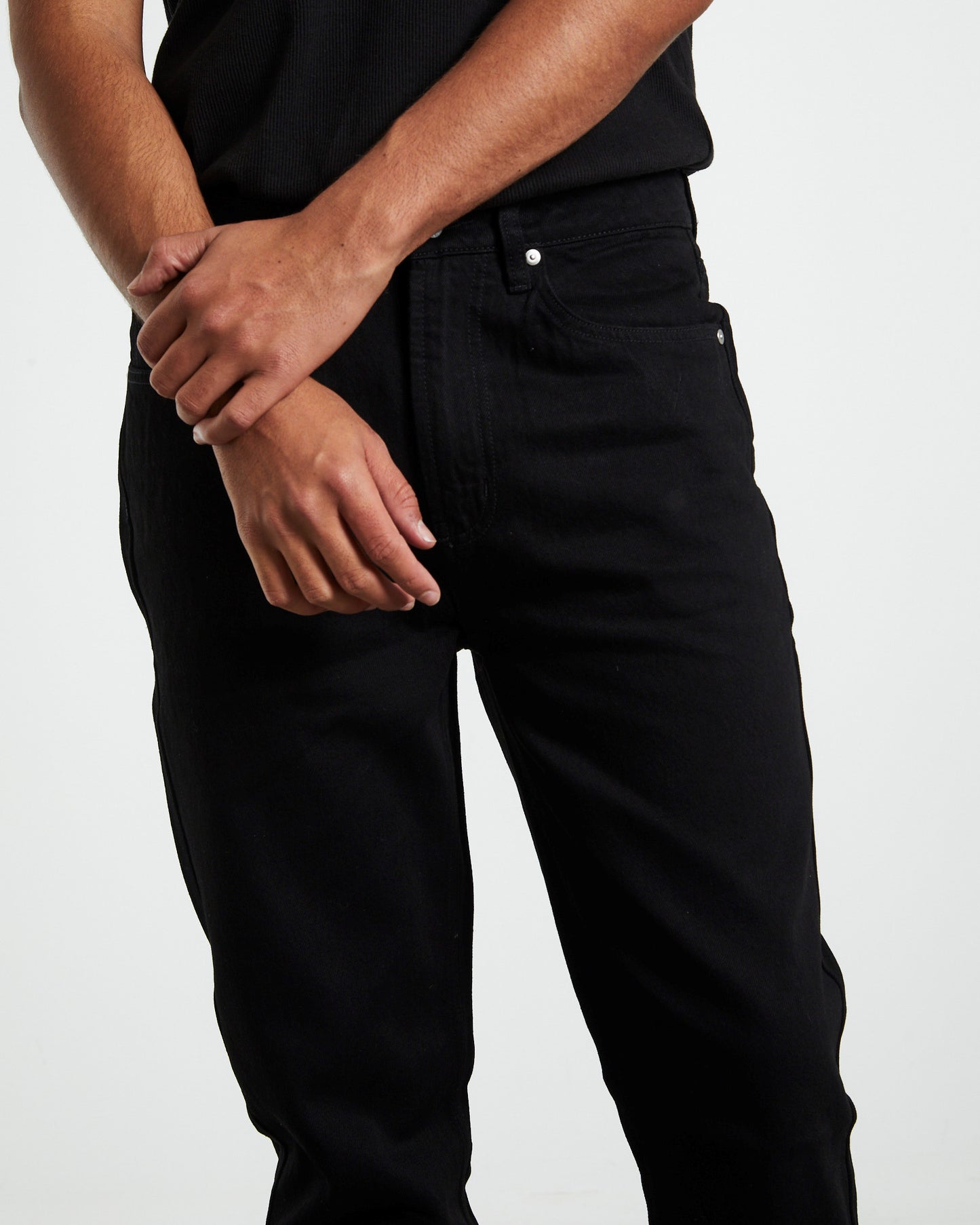 Straight Jeans Black
