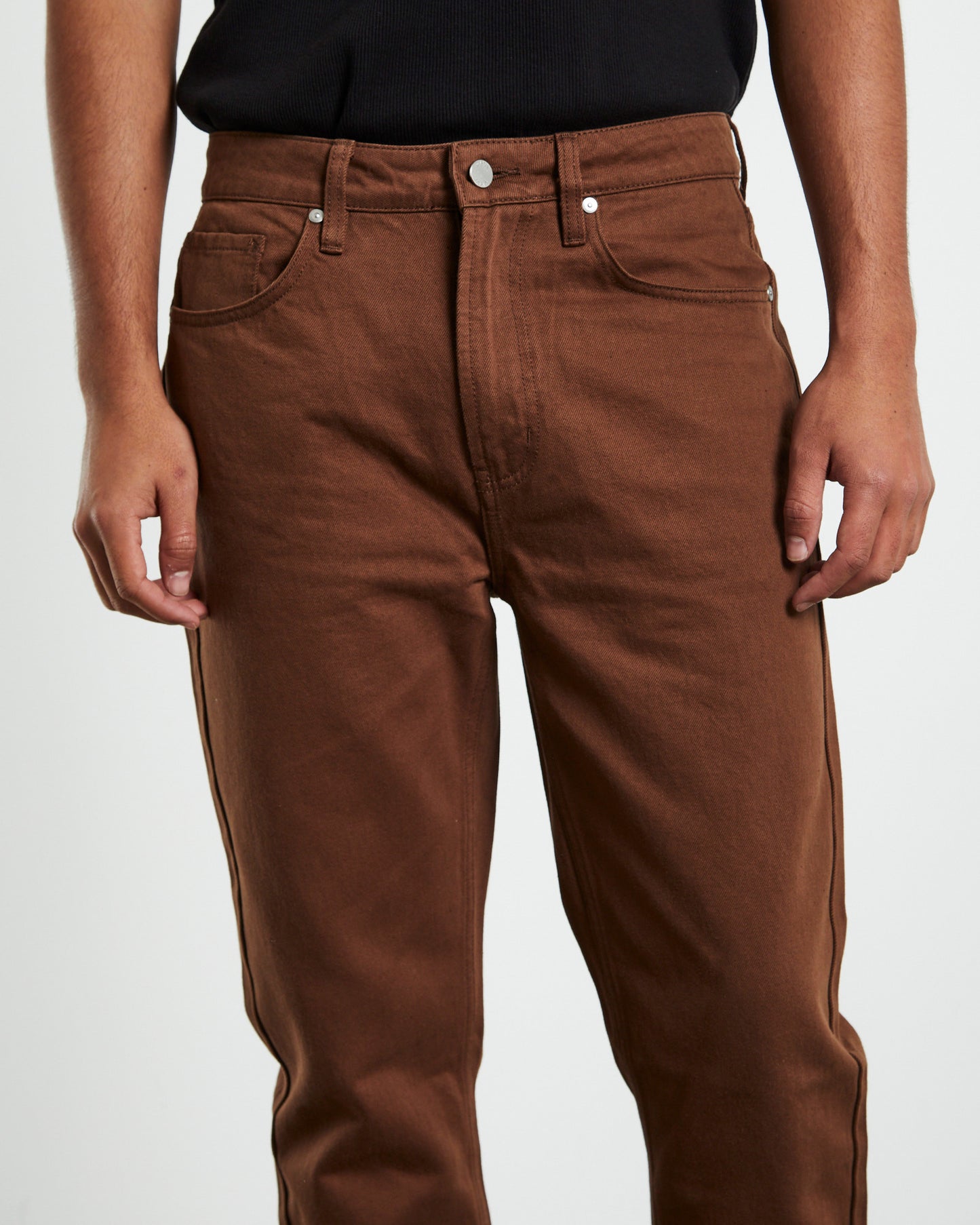 Straight Jeans Brown