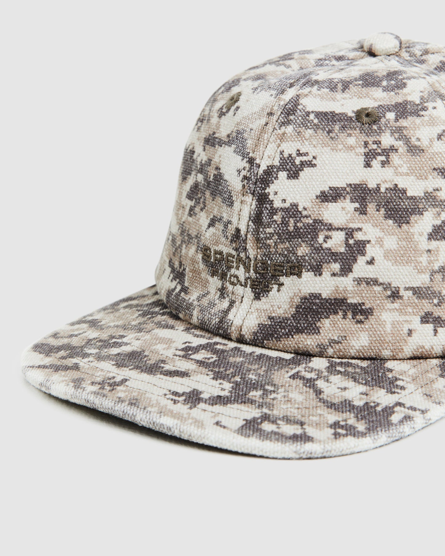 Burnside Digi Cama Canvas Cap Brown