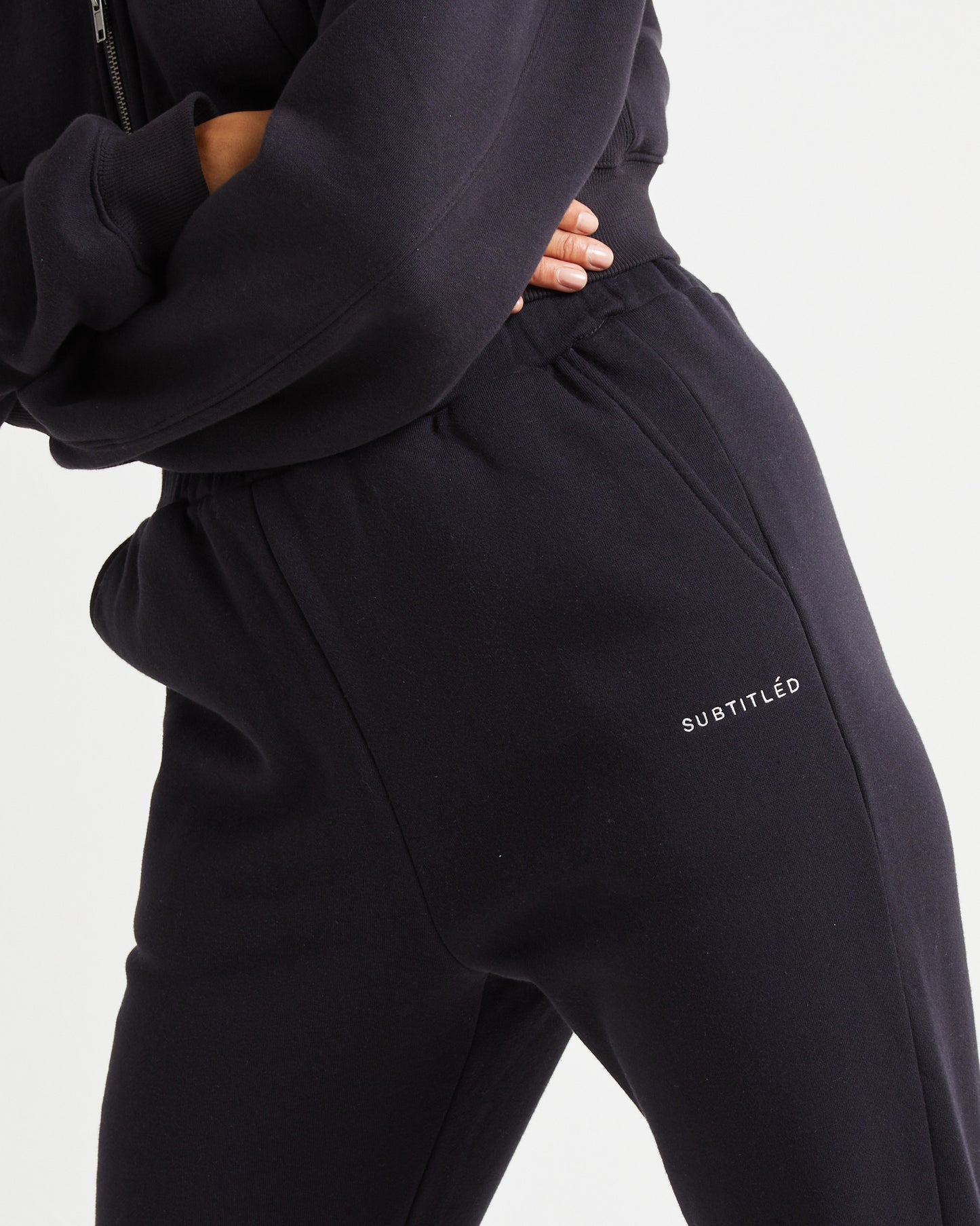 Subtitled Trackpants Almost Black