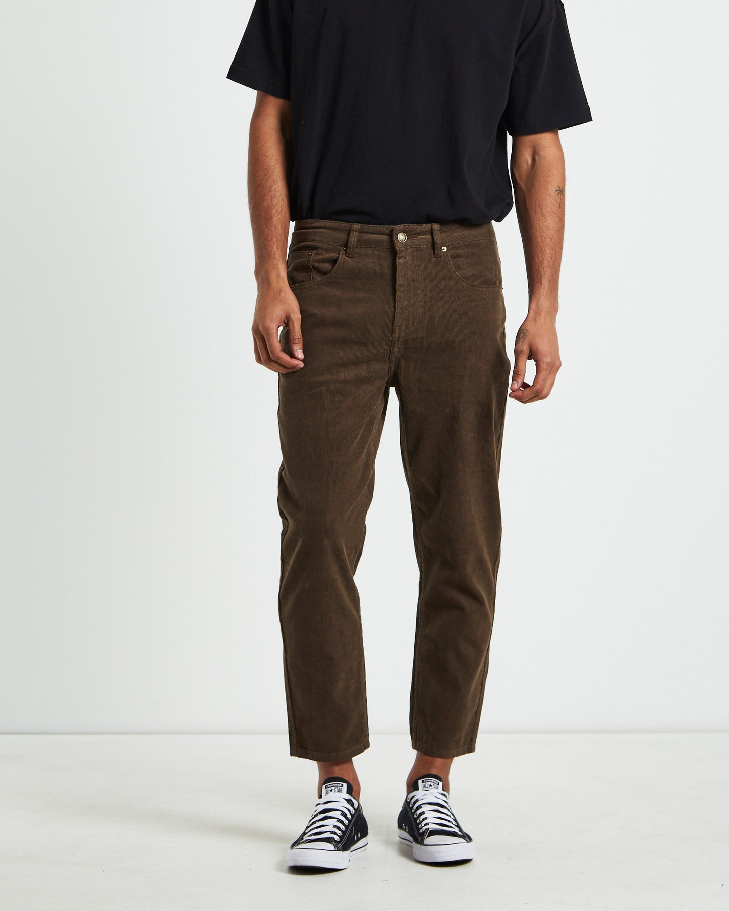Switch Cord Pants in Chocolate Brown