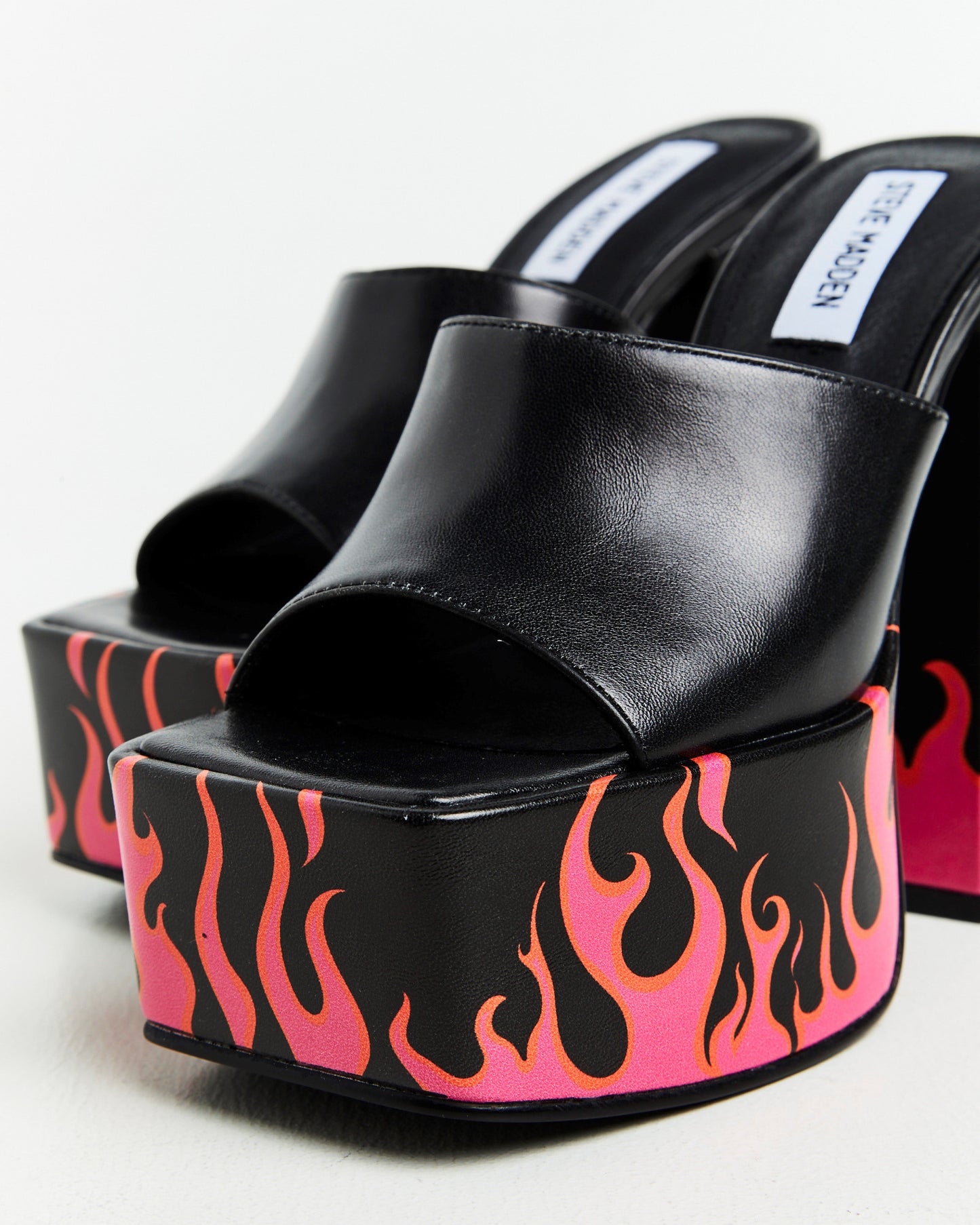 Trixie Heels Black Fuscia